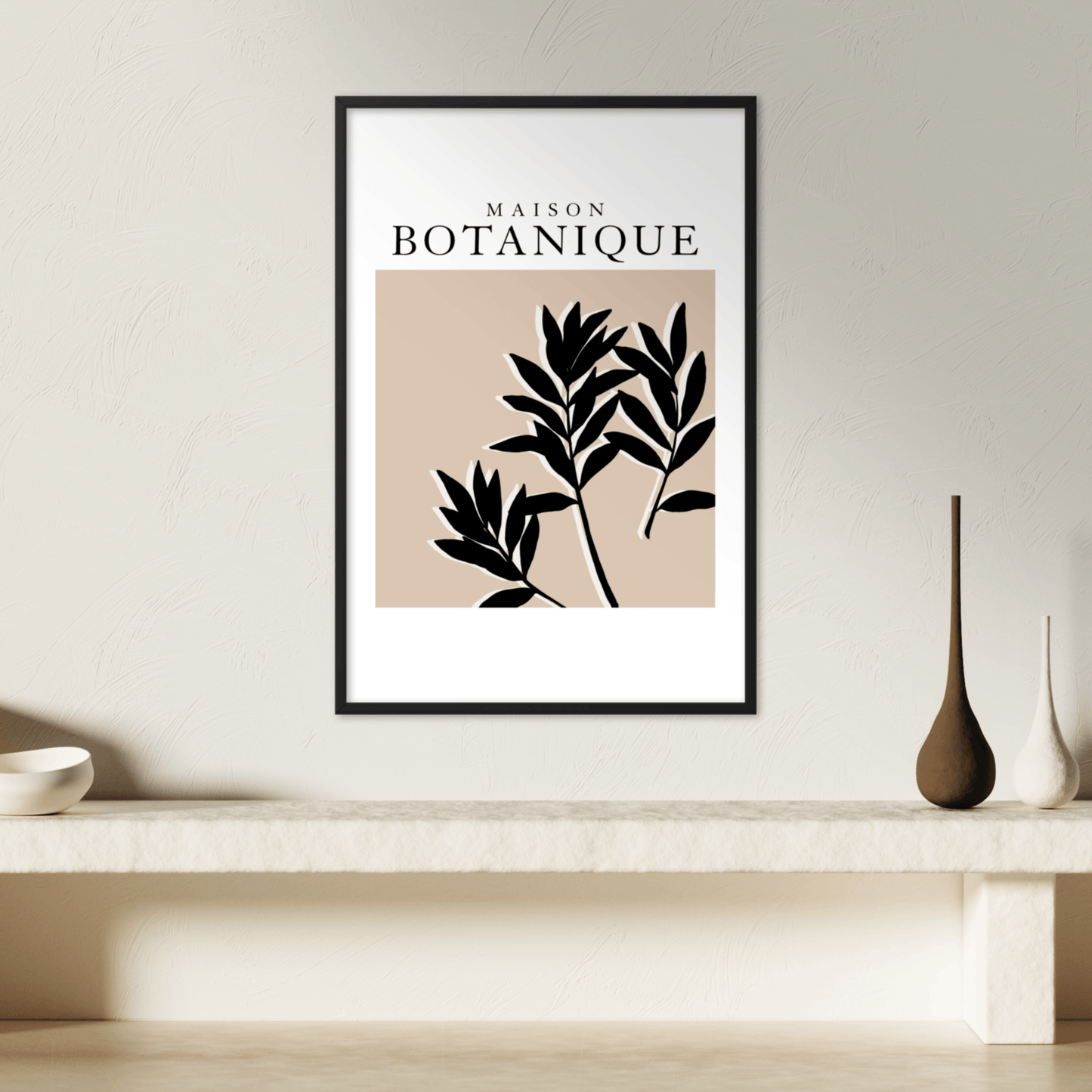 Maison Botanique Black Leaf, Poster - THE WALL SNOB