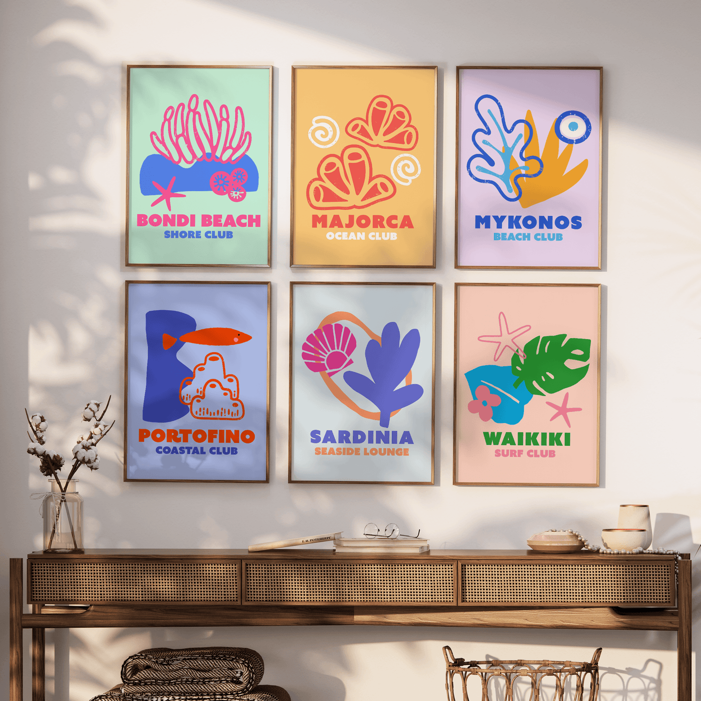 Majorca Ocean Club Print - THE WALL SNOB