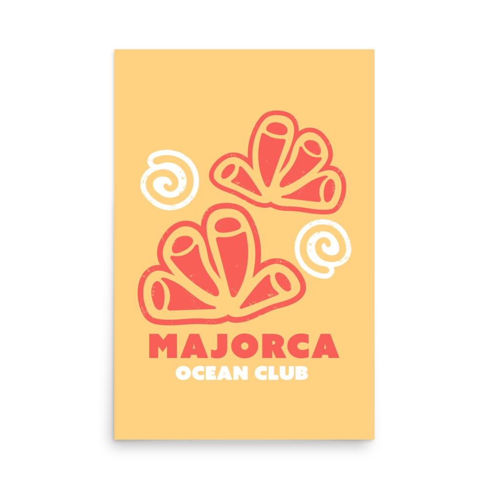 Majorca Ocean Club Print - THE WALL SNOB