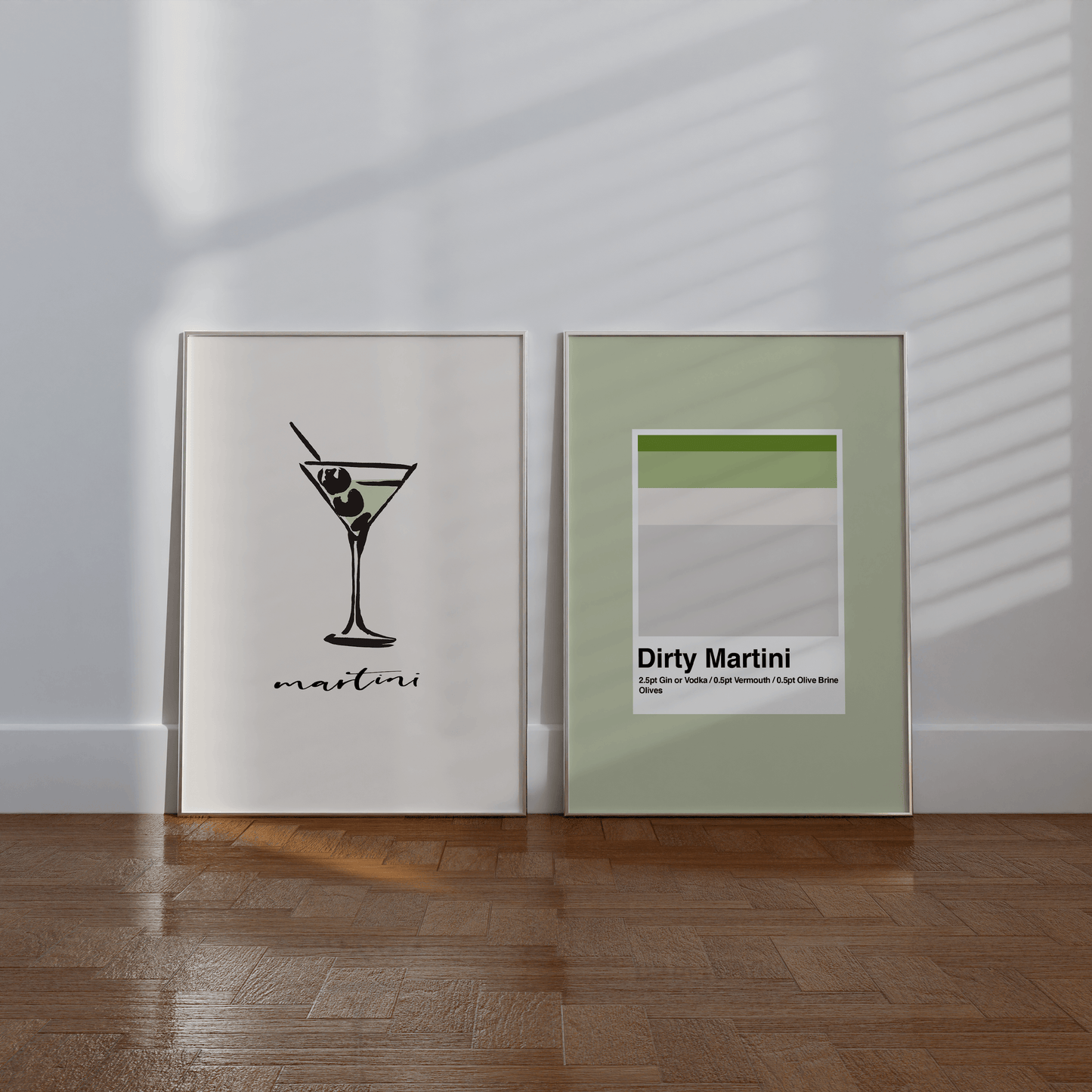 Martini Sketch Print - THE WALL SNOB