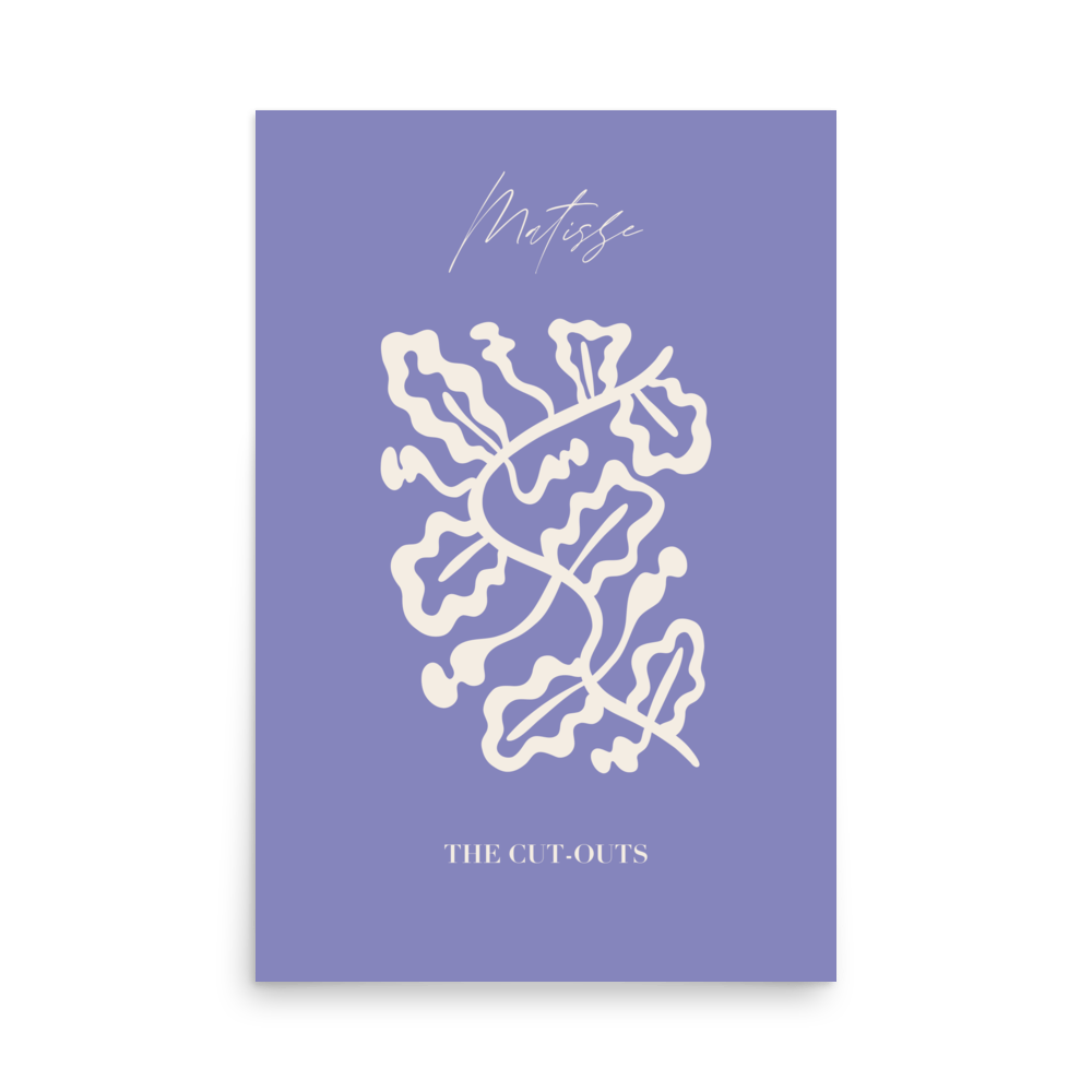 Matisse The Cut-Outs Leaf Print - THE WALL SNOB