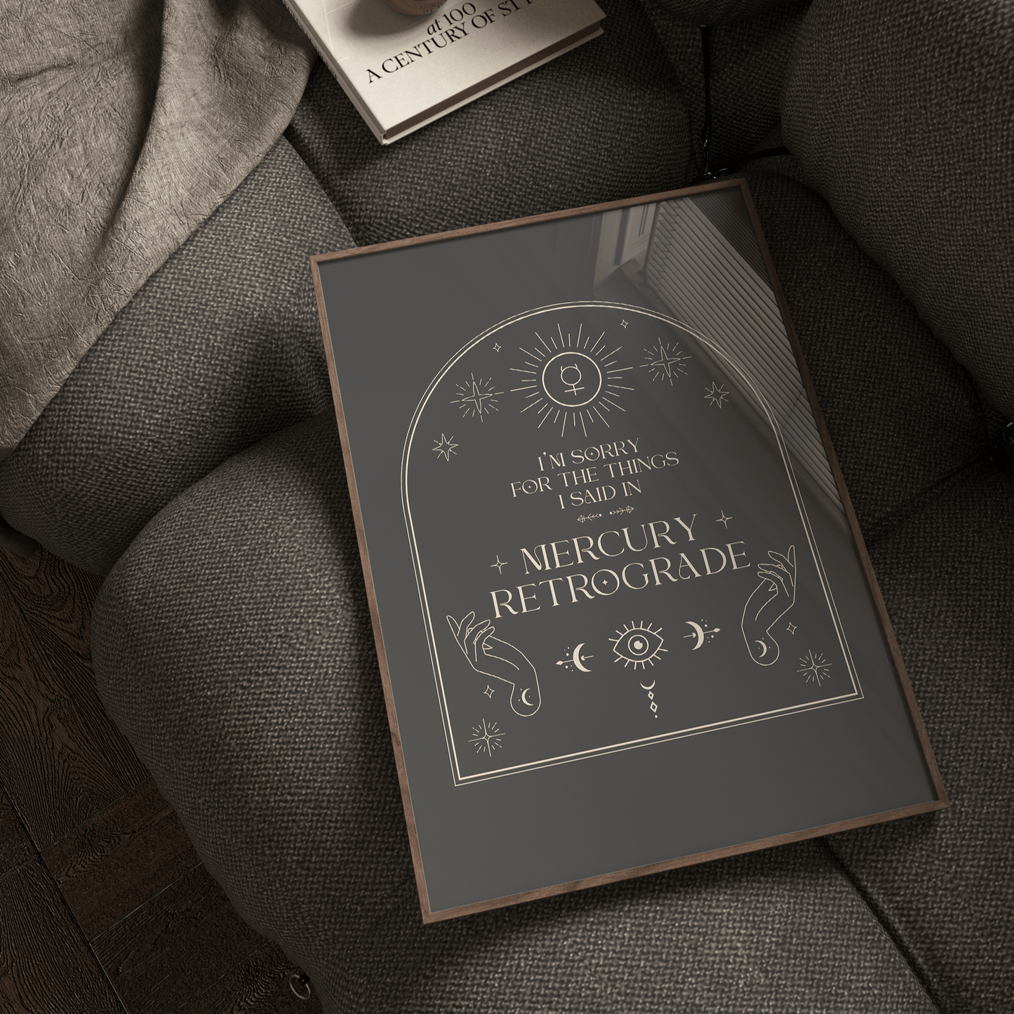 Mercury Retrograde Quote Print - THE WALL SNOB