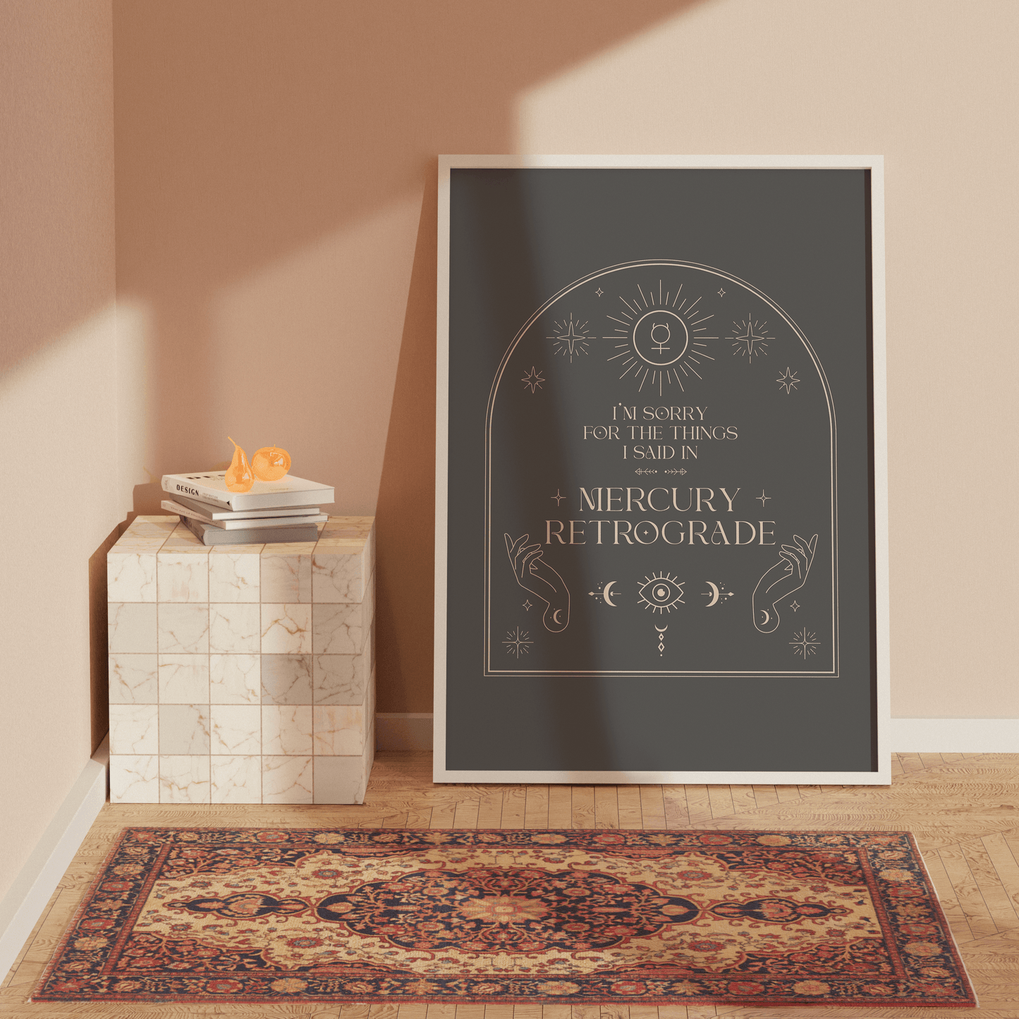 Mercury Retrograde Quote Print - THE WALL SNOB