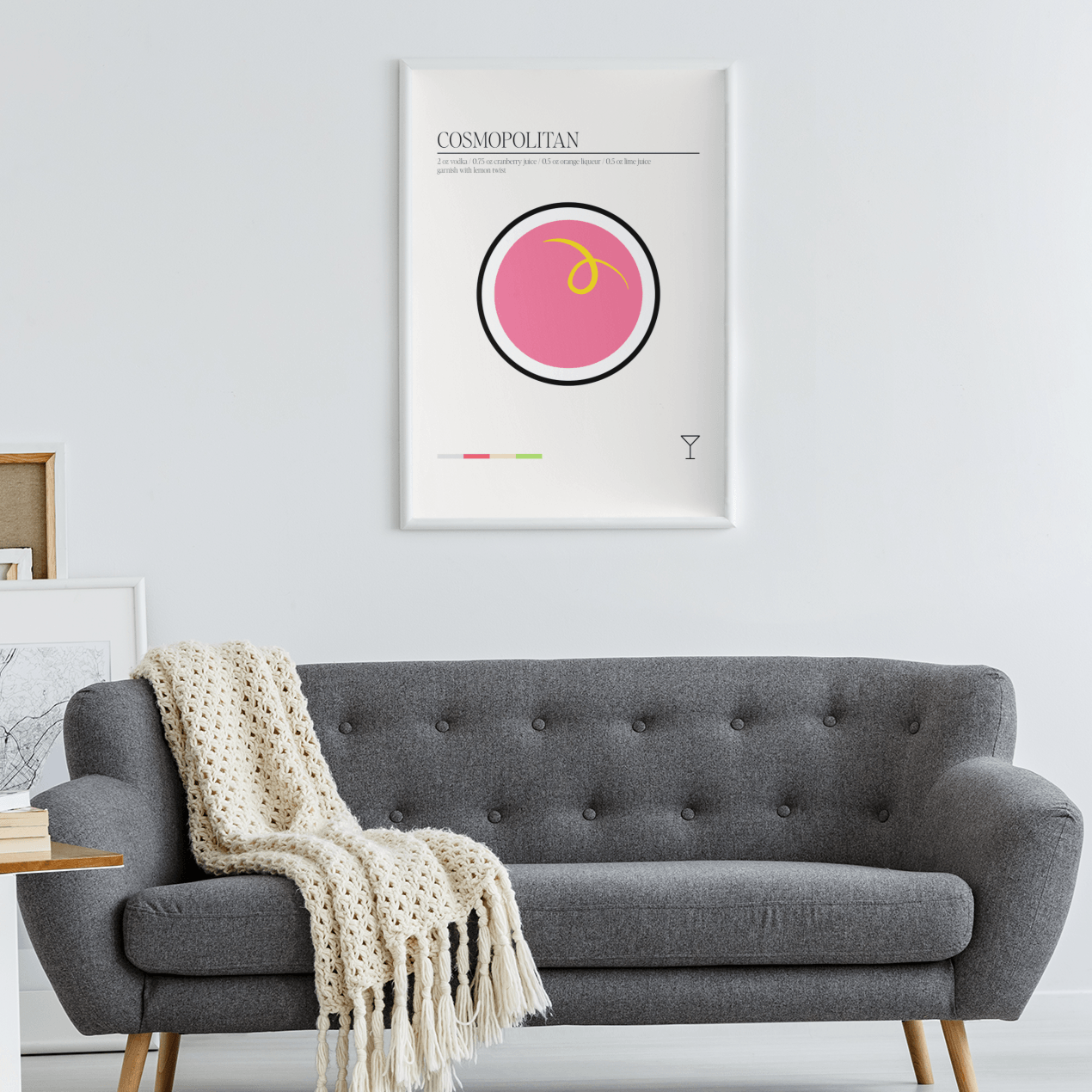 Minimal Cosmopolitan, Poster - THE WALL SNOB