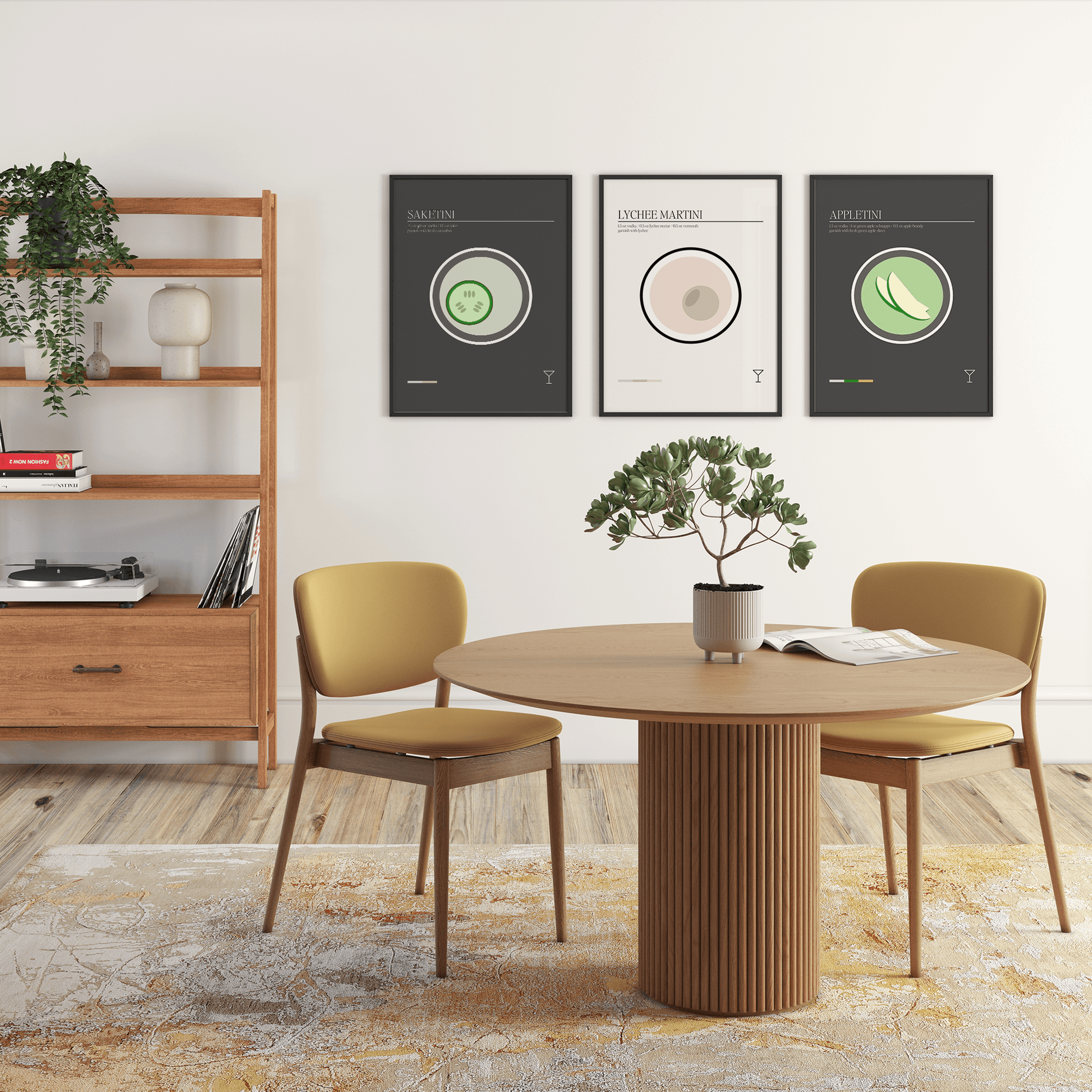 Minimal Lychee Martini, Poster - THE WALL SNOB