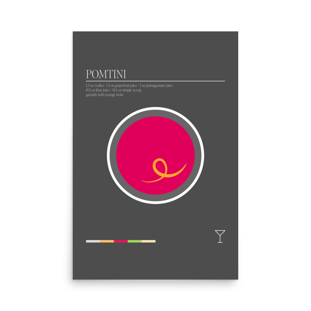 Minimal Pomtini Print - THE WALL SNOB