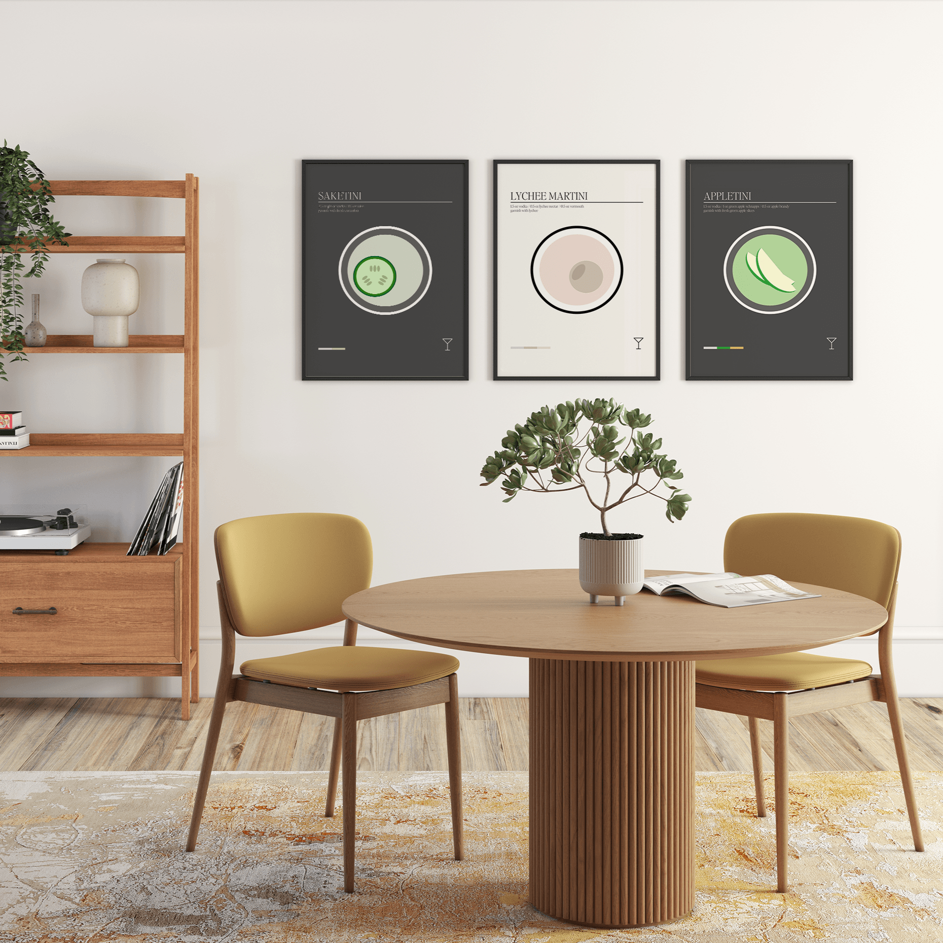 Minimal Saketini, Poster - THE WALL SNOB