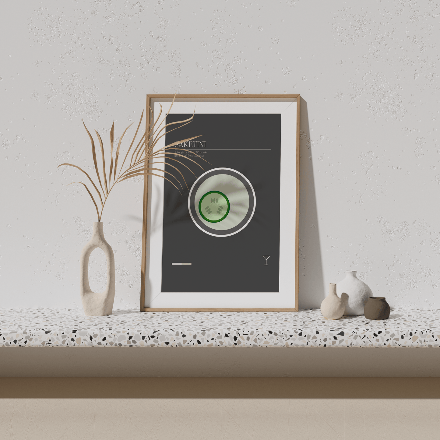 Minimal Saketini, Poster - THE WALL SNOB