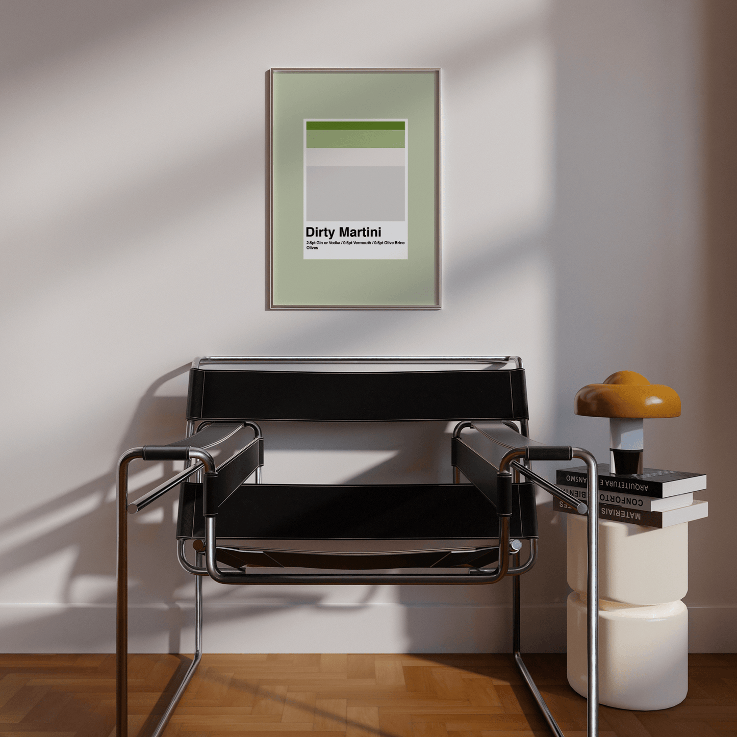 Minimalist Dirty Martini Print - THE WALL SNOB