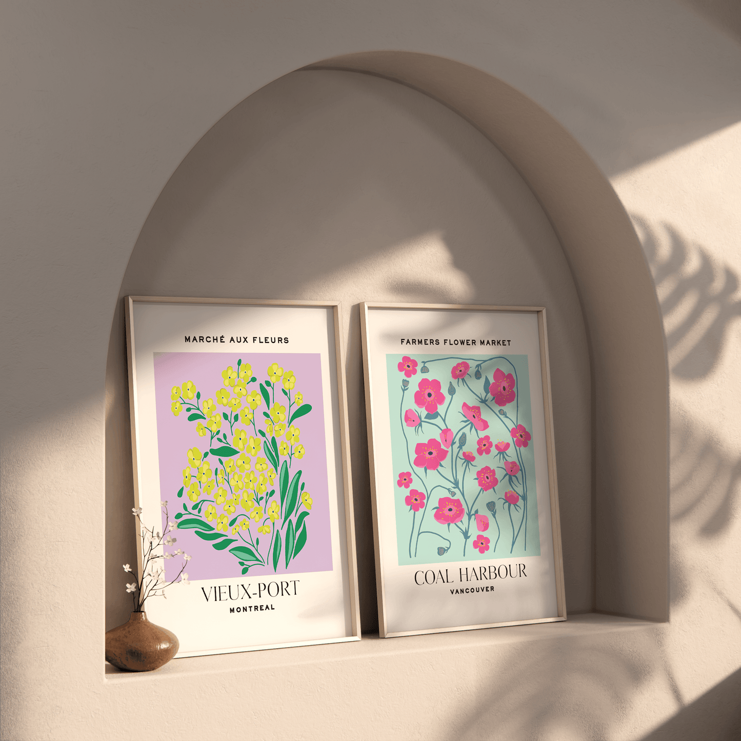 Montreal Flower Market Print - THE WALL SNOB
