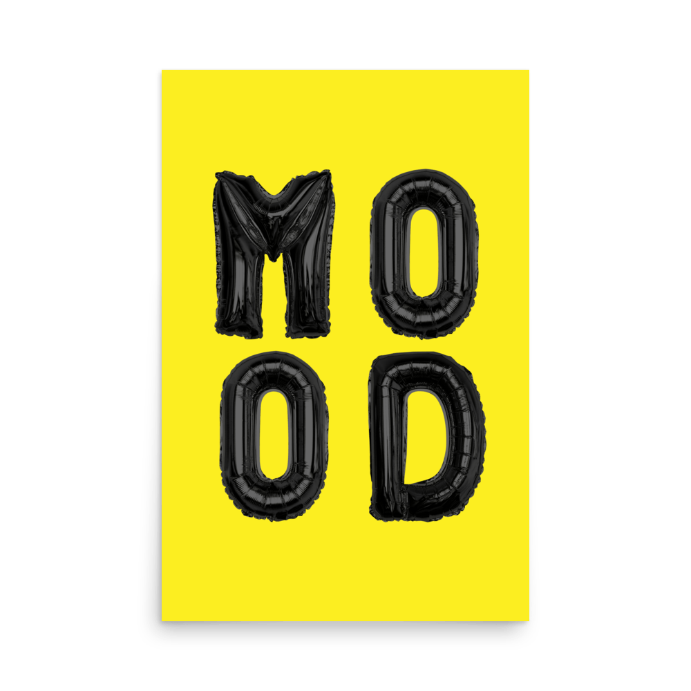 Mood Foil Balloon Print - THE WALL SNOB