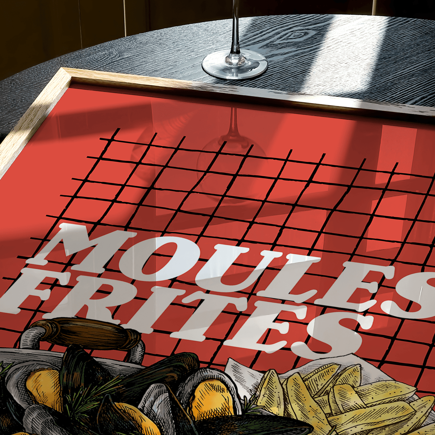 Moules-Frites Bistro Print - THE WALL SNOB