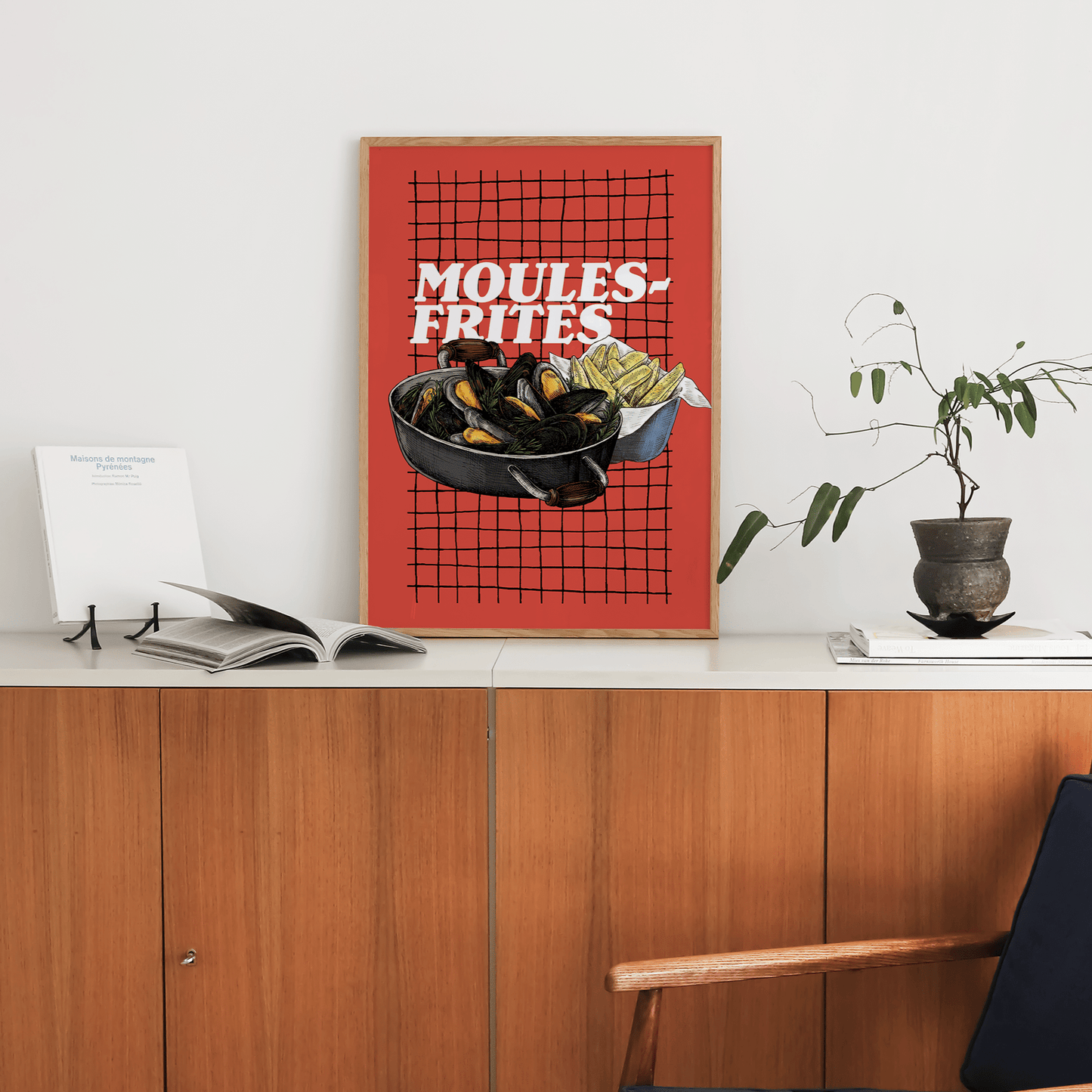 Moules-Frites Bistro Print - THE WALL SNOB