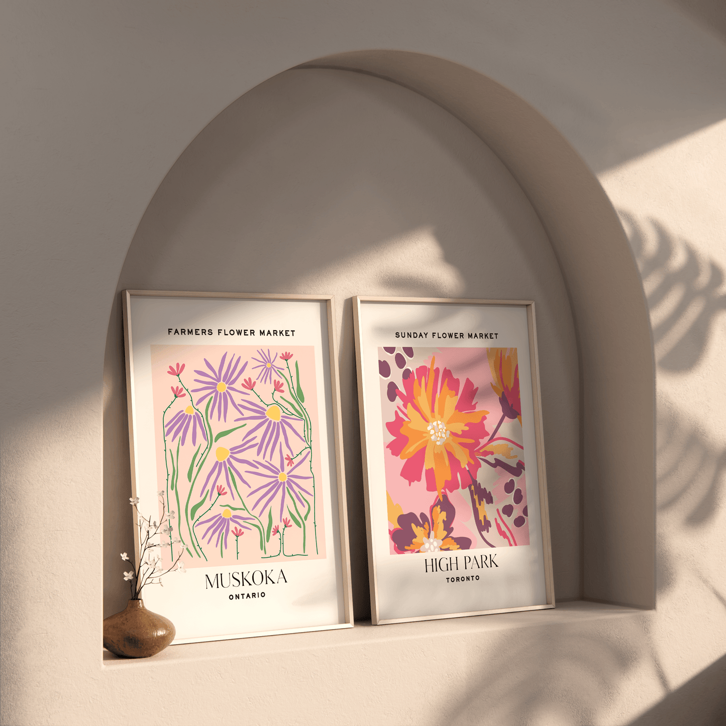 Muskoka Flower Market Print - THE WALL SNOB
