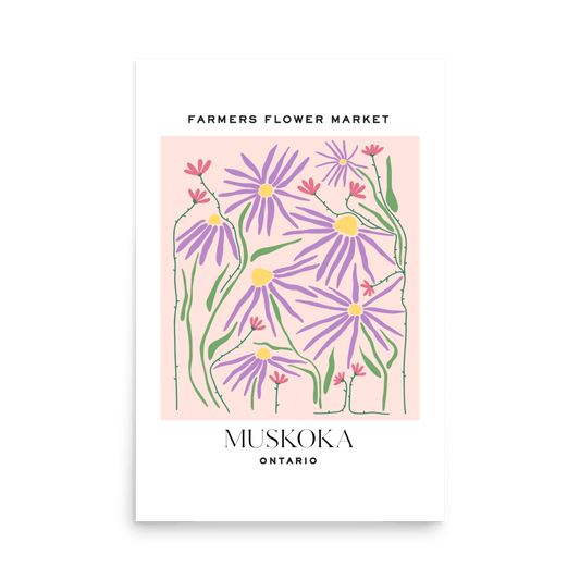 Muskoka Flower Market Print - THE WALL SNOB
