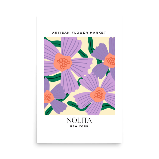 Nolita New York Flower Market Print - THE WALL SNOB