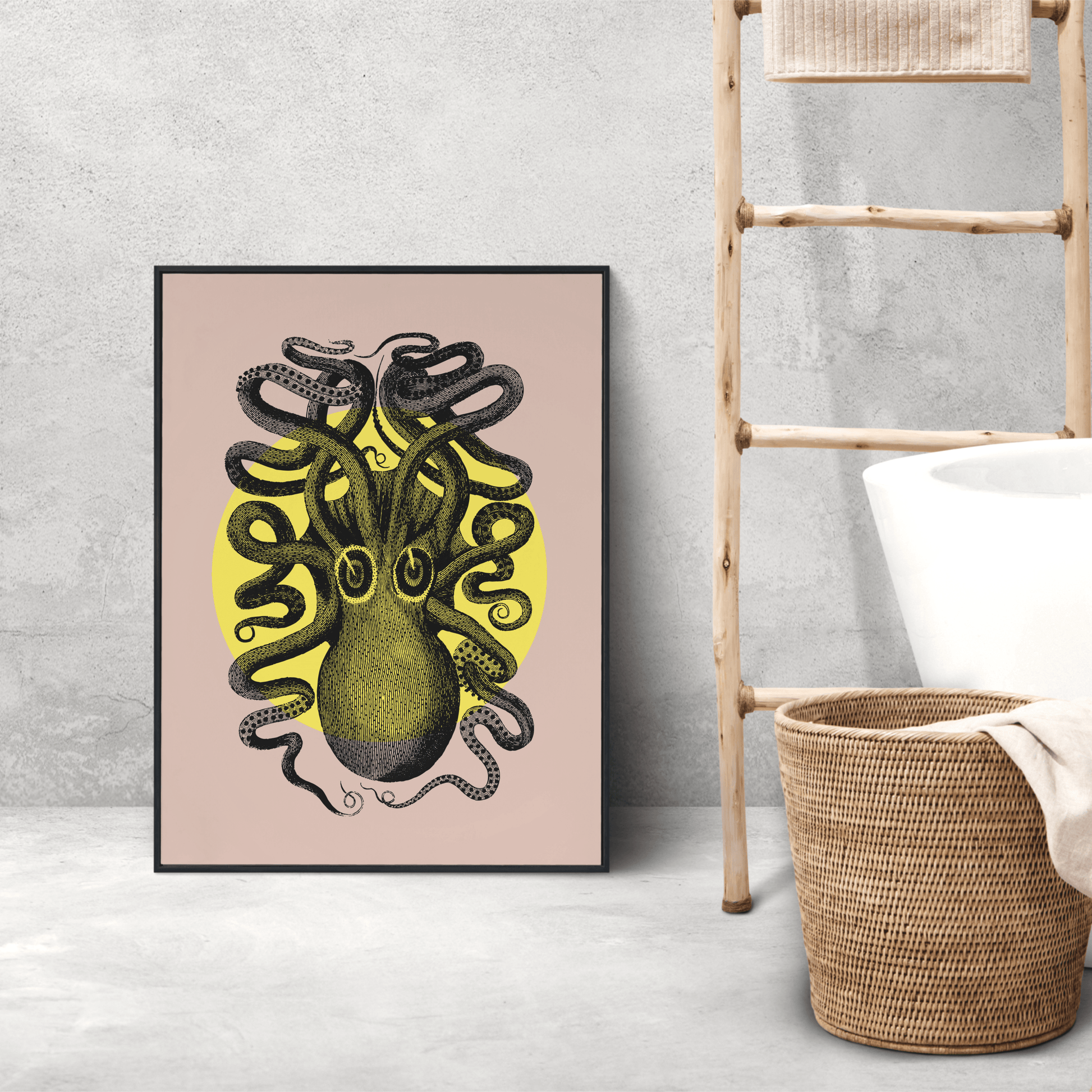 Octopus Moon, Poster - THE WALL SNOB