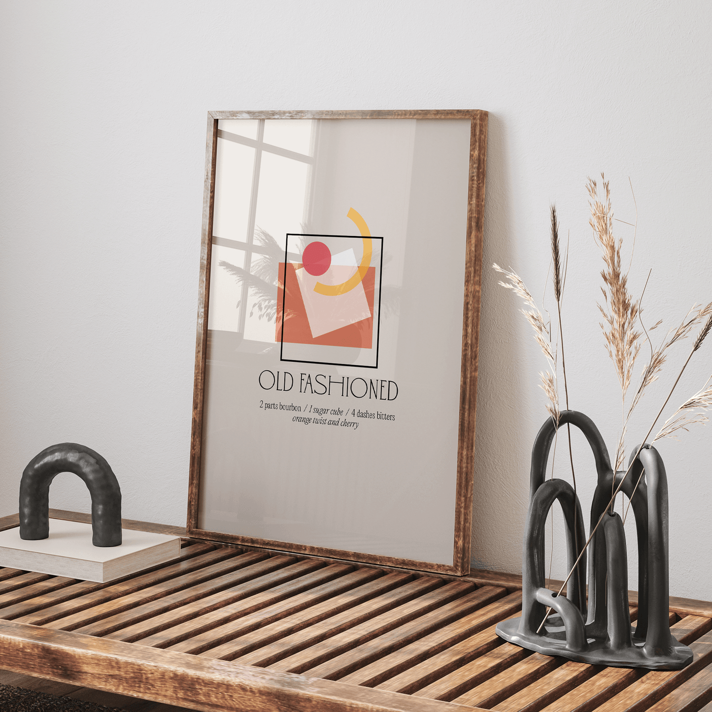 Old Fashioned Classic Cocktail Print - THE WALL SNOB