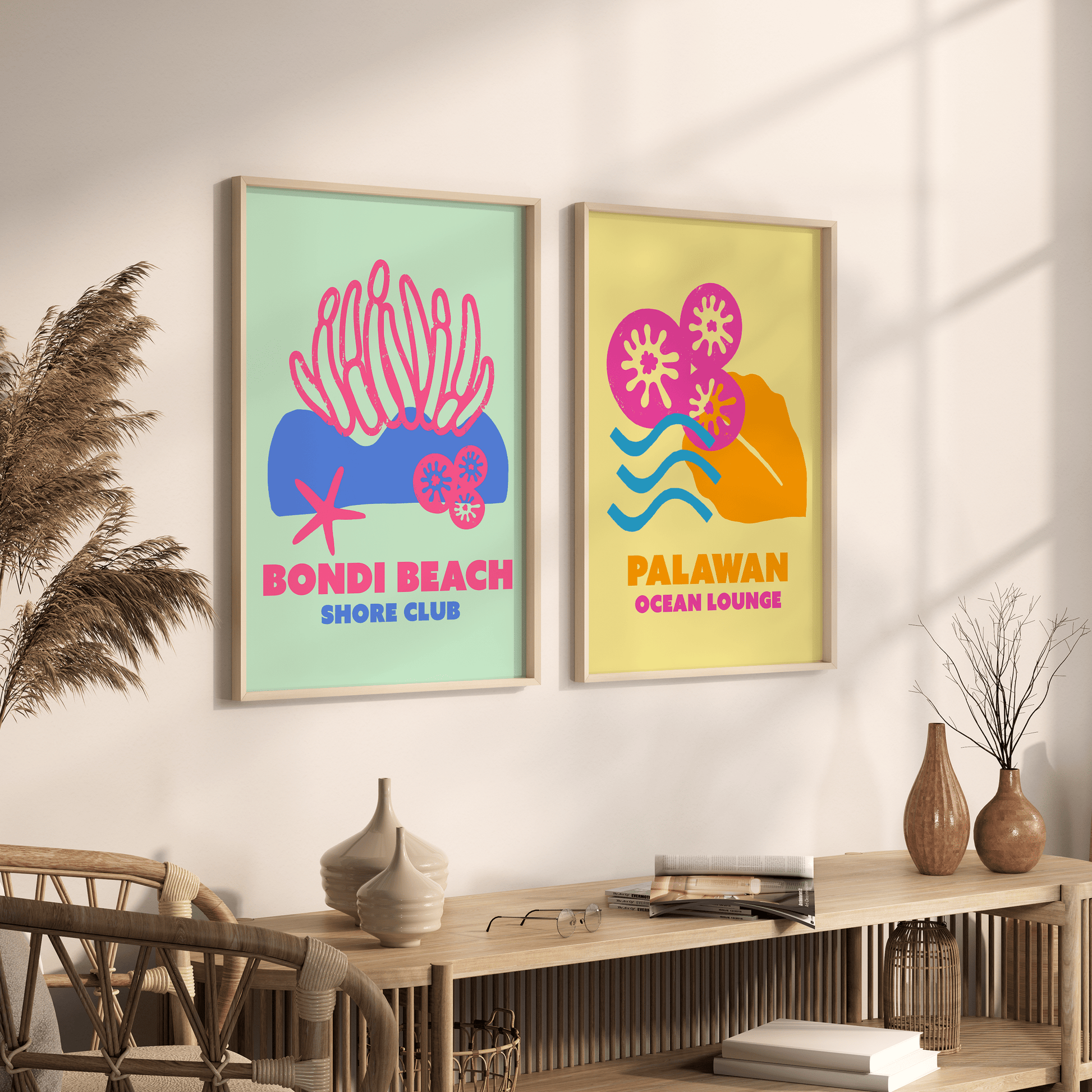 Palawan Ocean Lounge Print - THE WALL SNOB