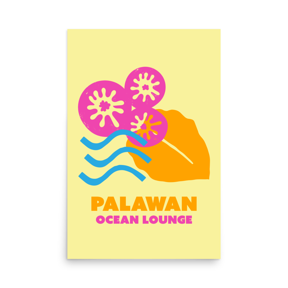 Palawan Ocean Lounge Print - THE WALL SNOB