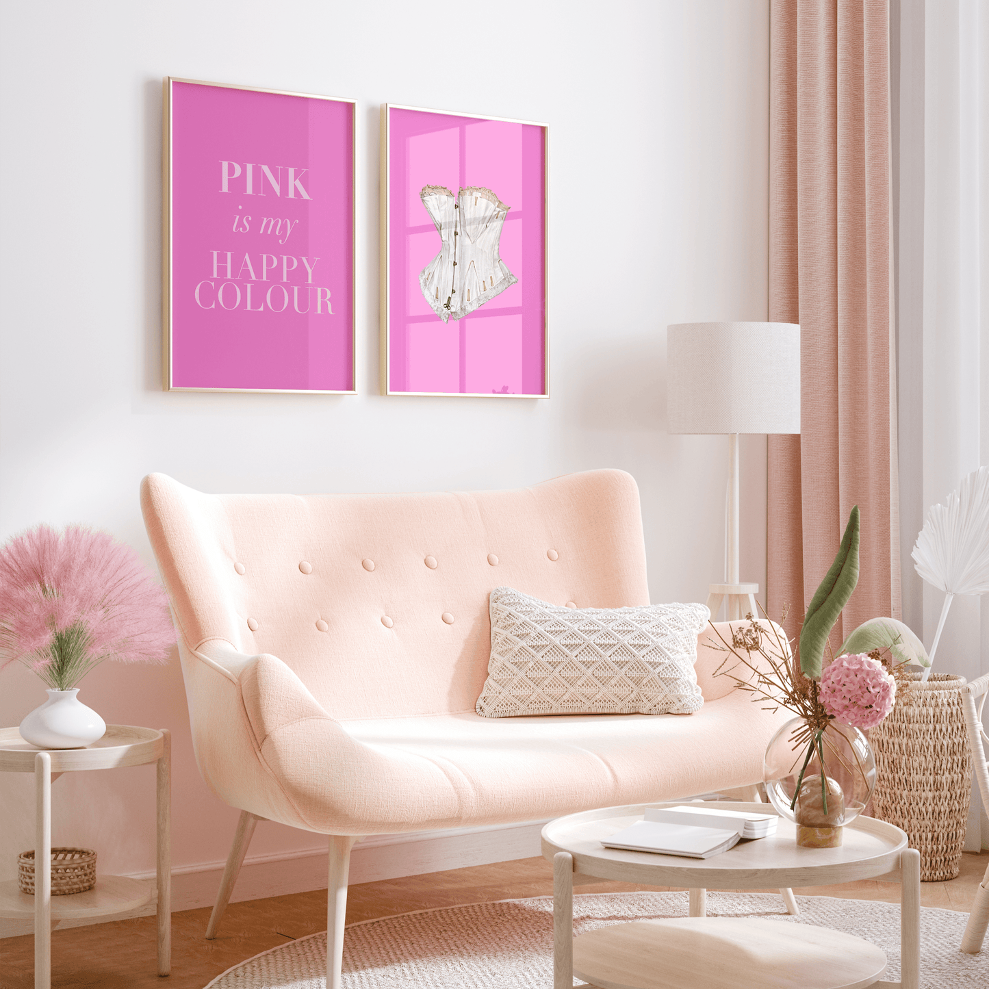 Pink Is My Happy Colour, Poster - THE WALL SNOB