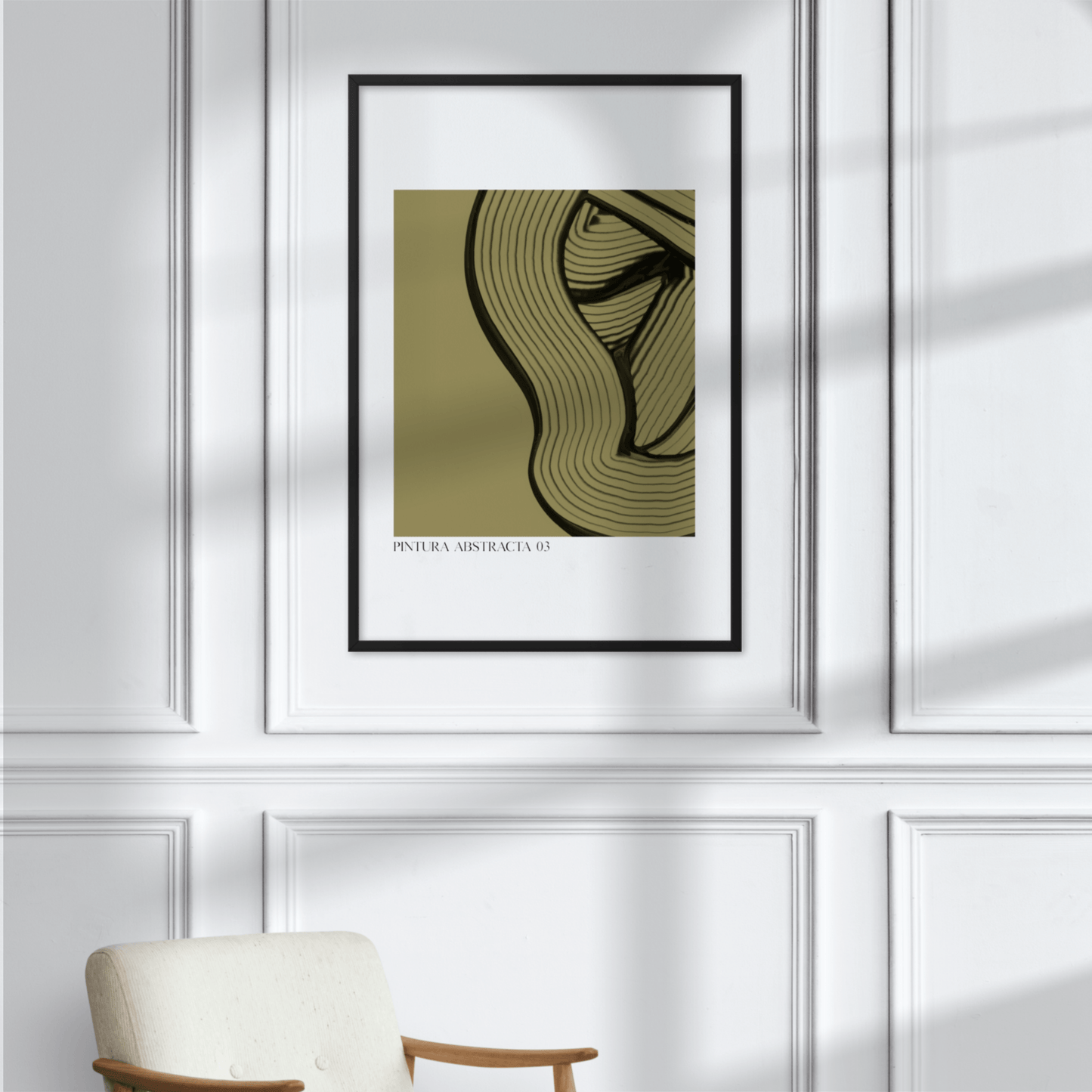 Pintura Abstracta - Moss, Poster - THE WALL SNOB