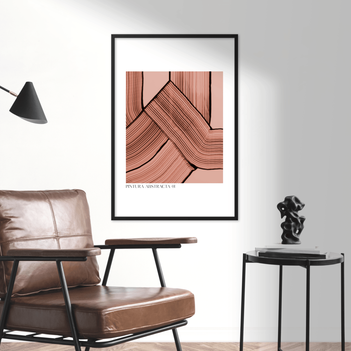 Pintura Abstracta - Sienna, Poster - THE WALL SNOB