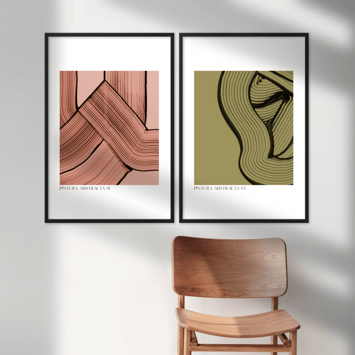 Pintura Abstracta - Sienna, Poster - THE WALL SNOB