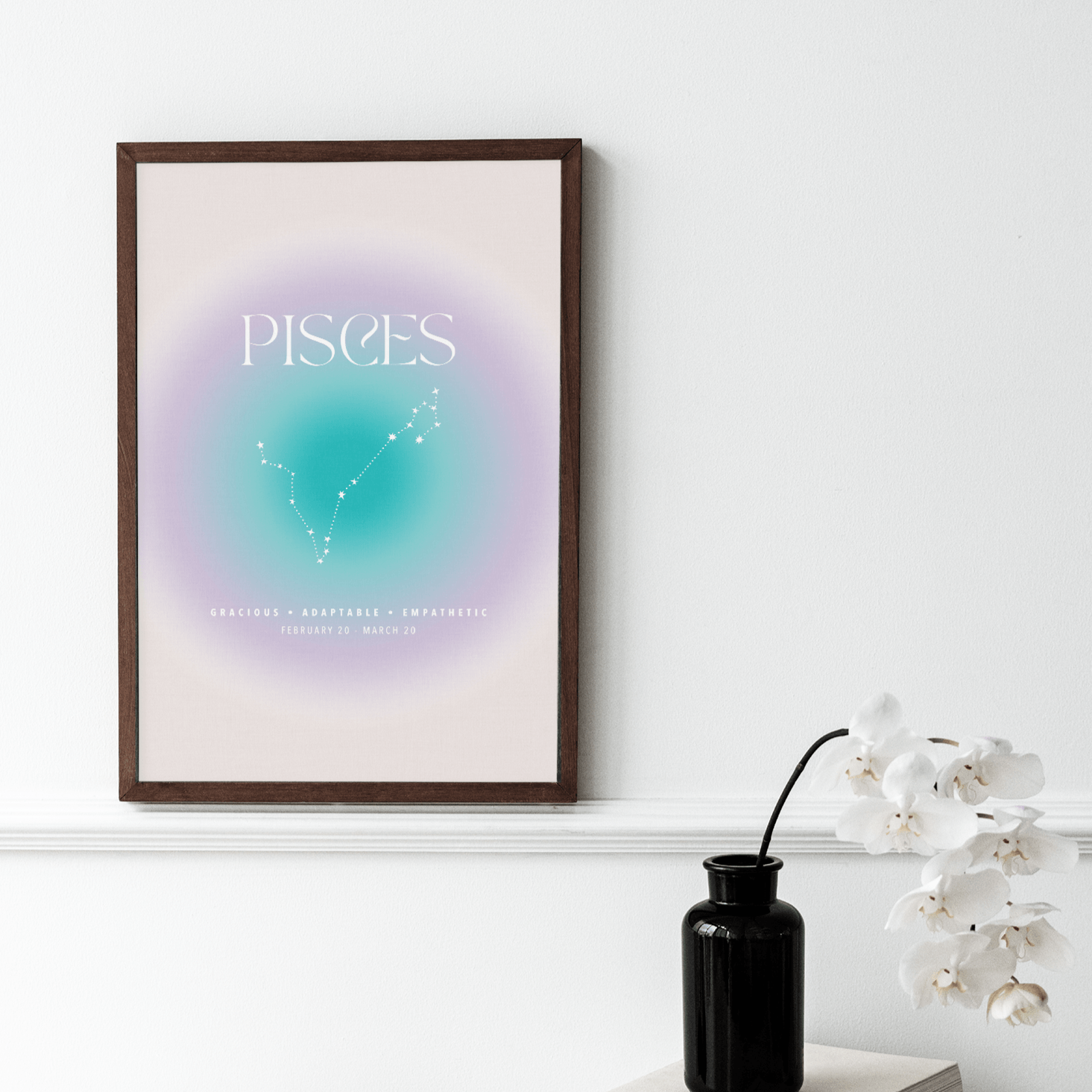 Pisces Aura, Poster - THE WALL SNOB