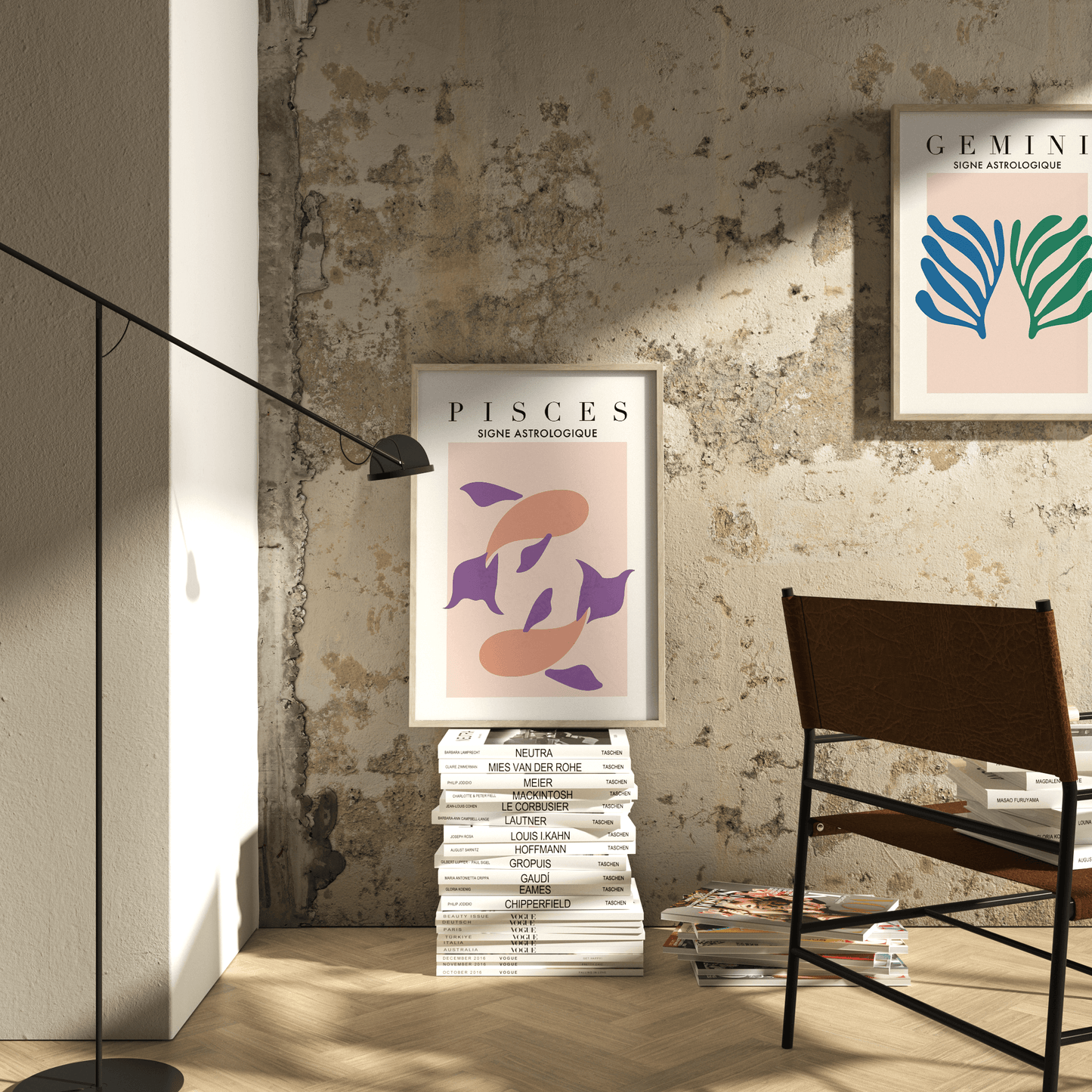 Pisces Cutouts, Poster - THE WALL SNOB