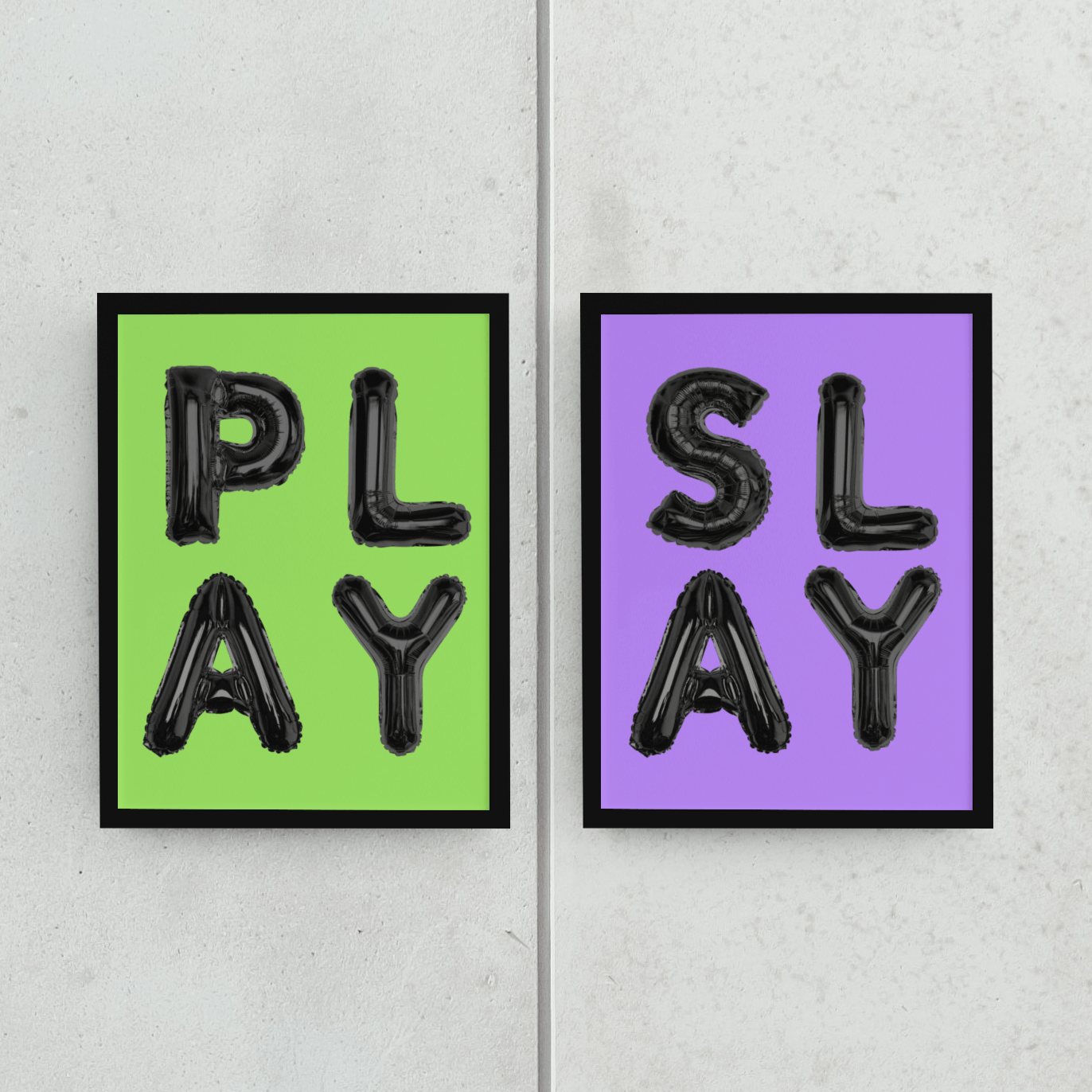 Play Foil Balloon, Poster - THE WALL SNOB