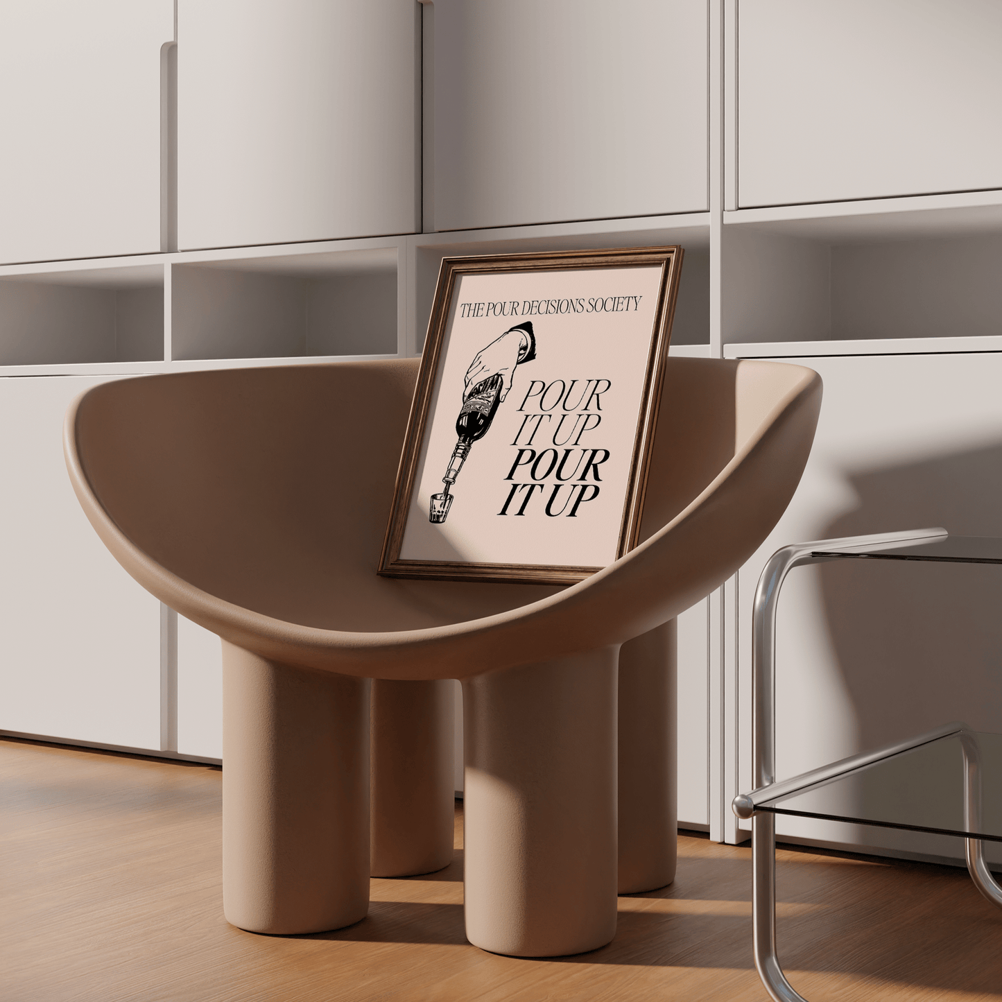 Pour It Up Print - THE WALL SNOB