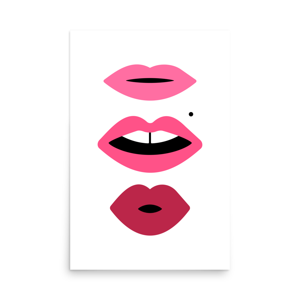 Pucker Up Print - THE WALL SNOB