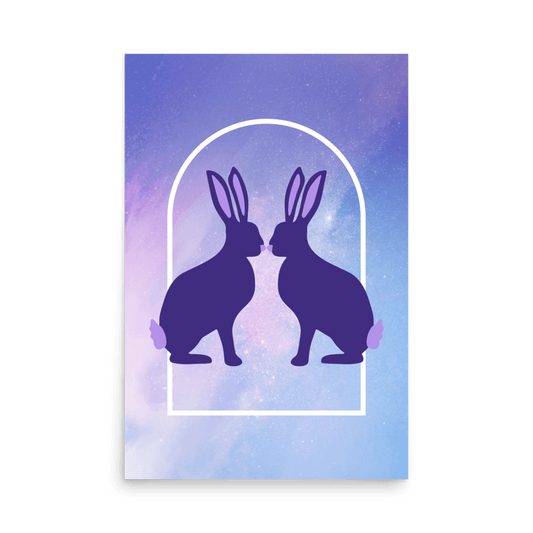 Rabbit Arch Galactic Print - THE WALL SNOB