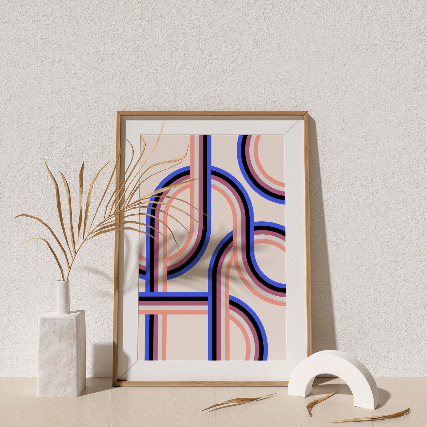 Retro Stripes Genderfluid Pride, Poster - THE WALL SNOB