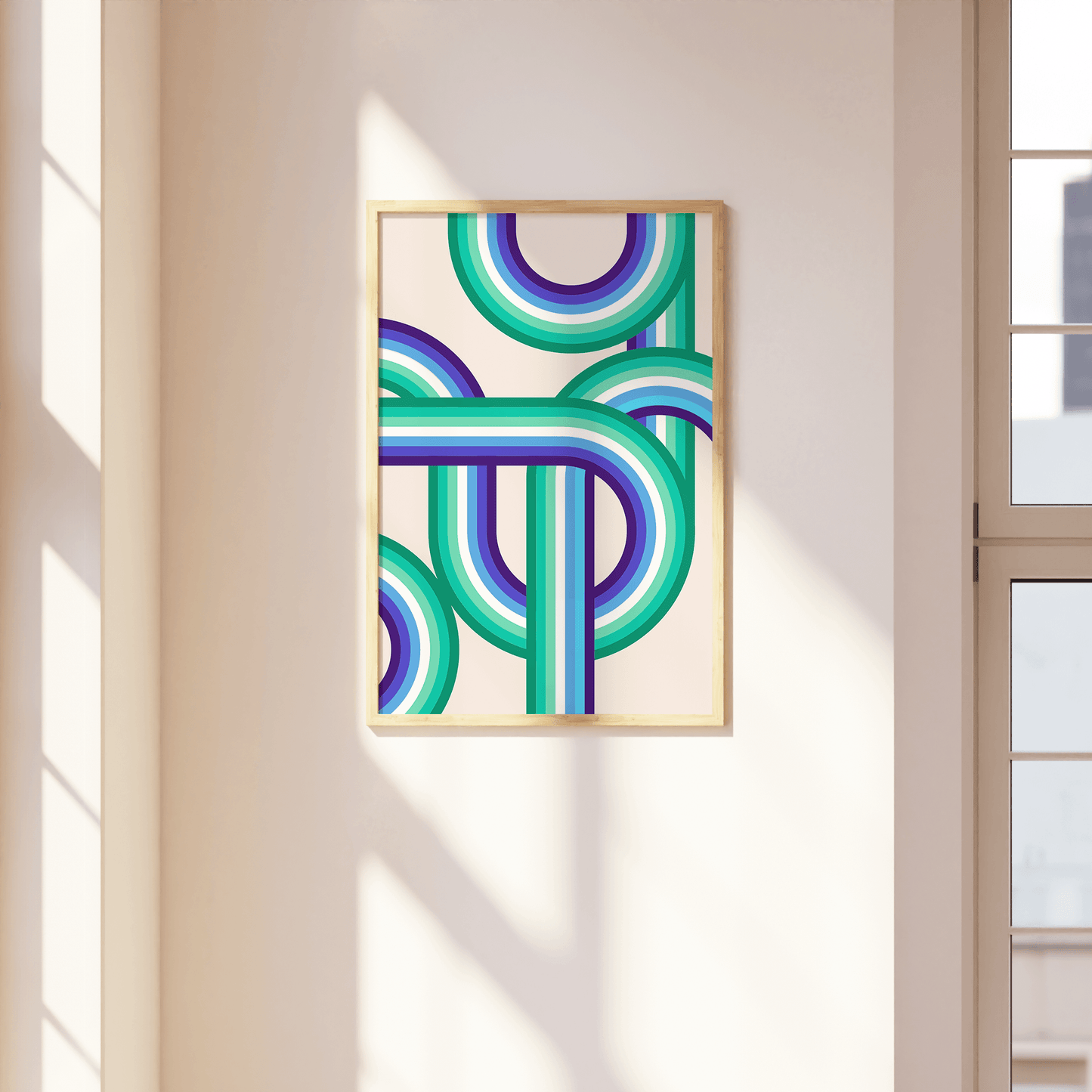 Retro Stripes MLM Pride Print - THE WALL SNOB