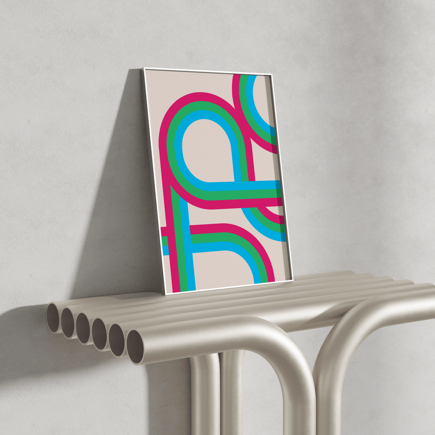 Retro Stripes Polysexual Pride, Poster - THE WALL SNOB
