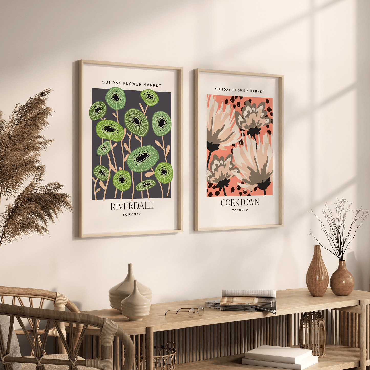 Riverdale Toronto Flower Market Print - THE WALL SNOB