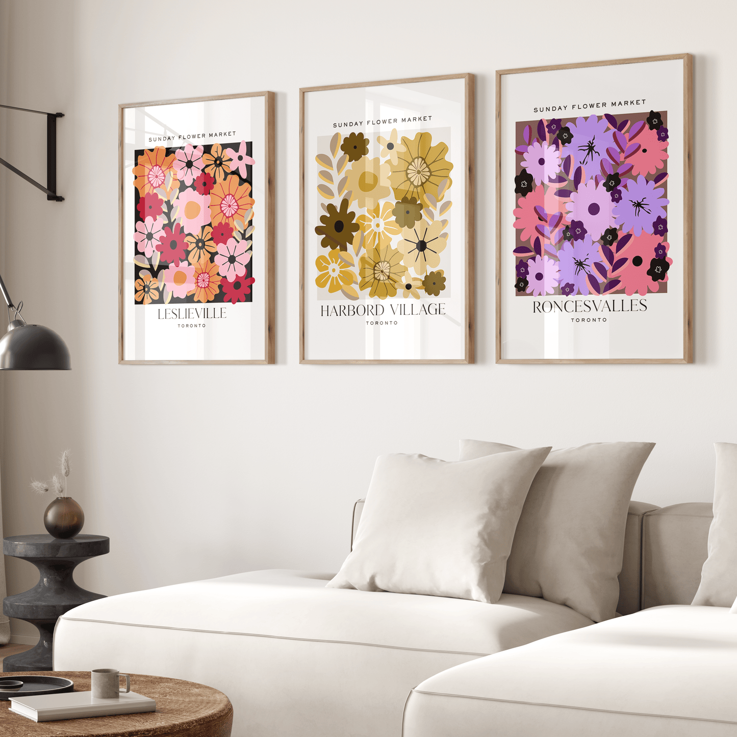 Roncesvalles Toronto Flower Market Print - THE WALL SNOB