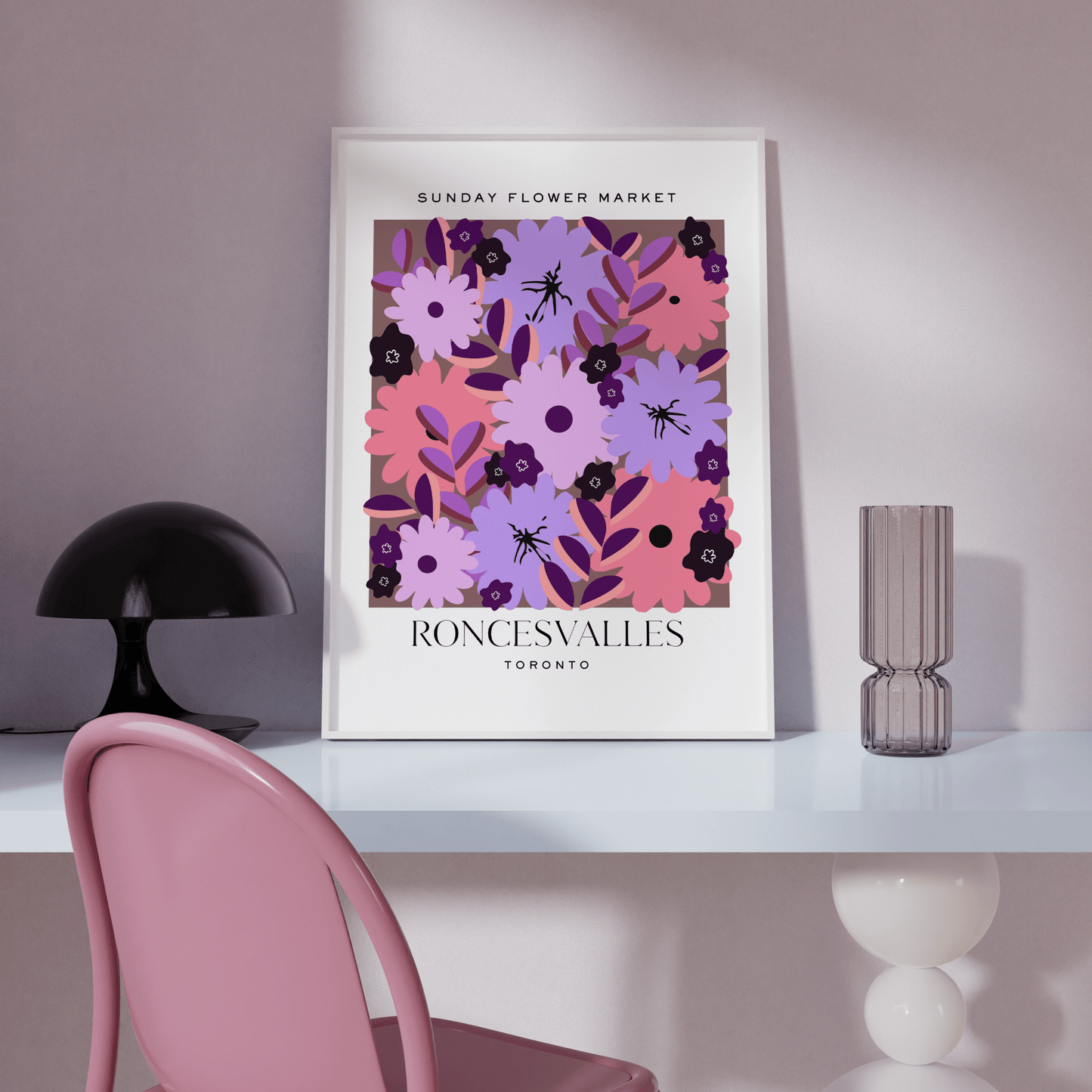 Roncesvalles Toronto Flower Market Print - THE WALL SNOB