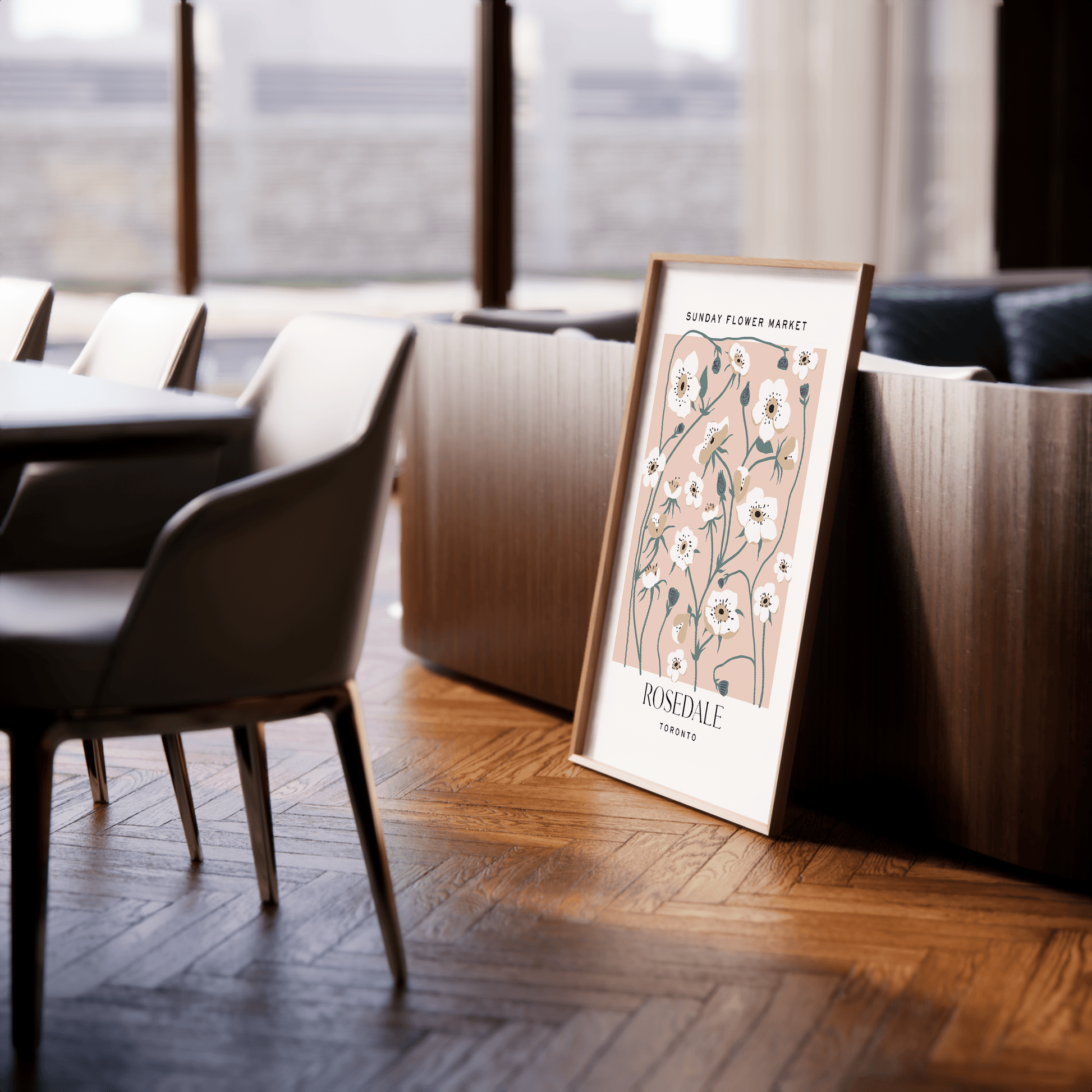 Rosedale Toronto Flower Market Print - THE WALL SNOB