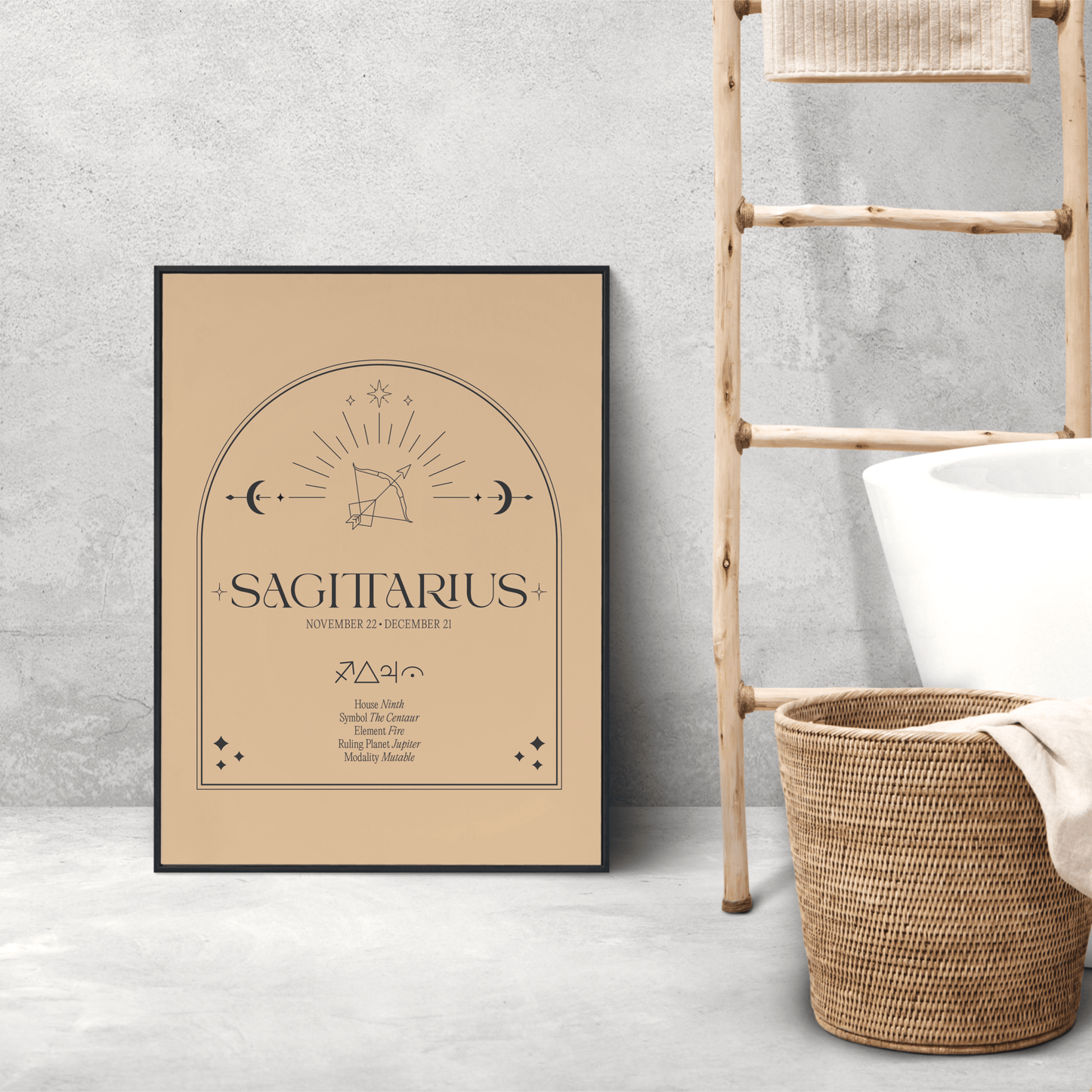 Sagittarius Element, Poster - THE WALL SNOB