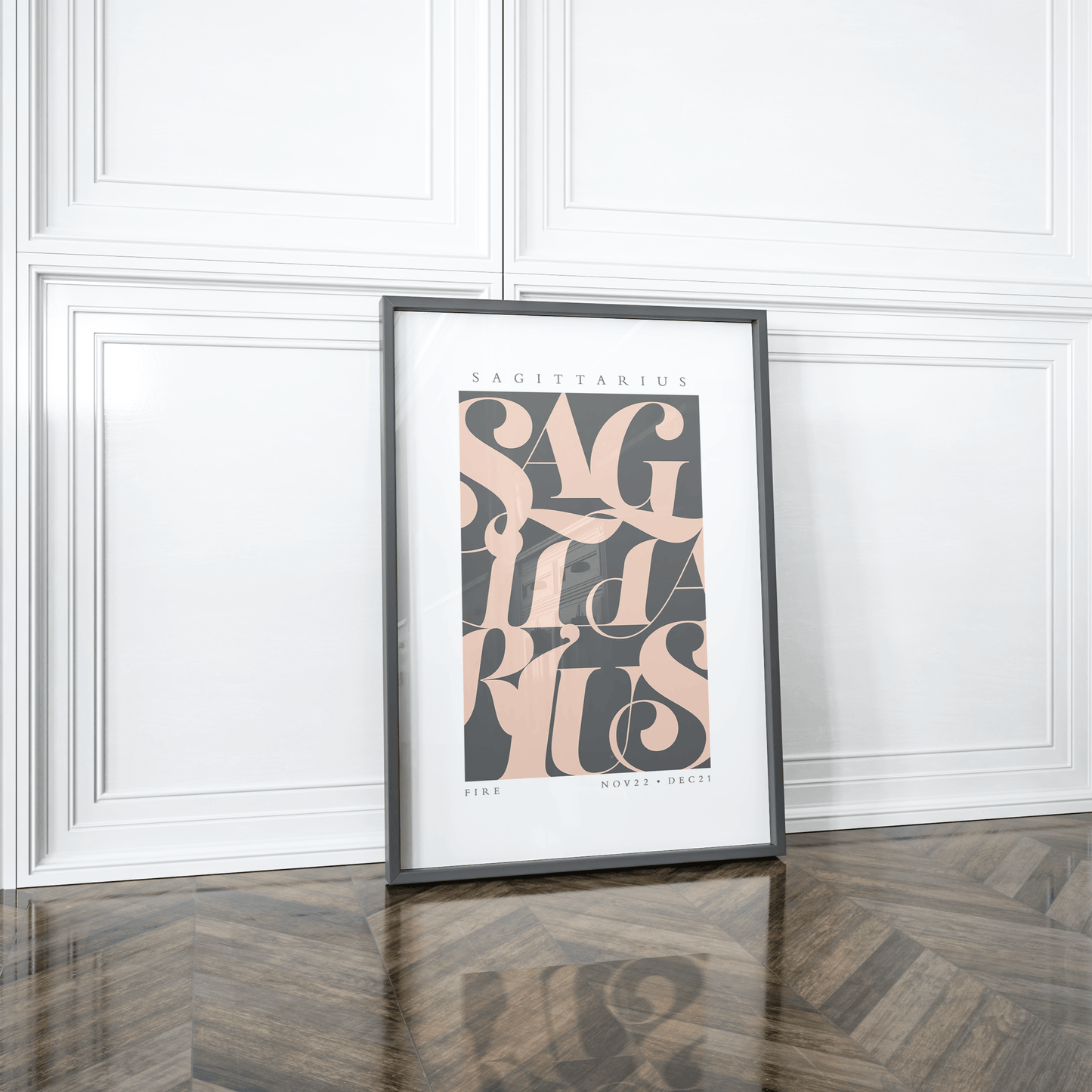 Sagittarius Flourish, Poster - THE WALL SNOB