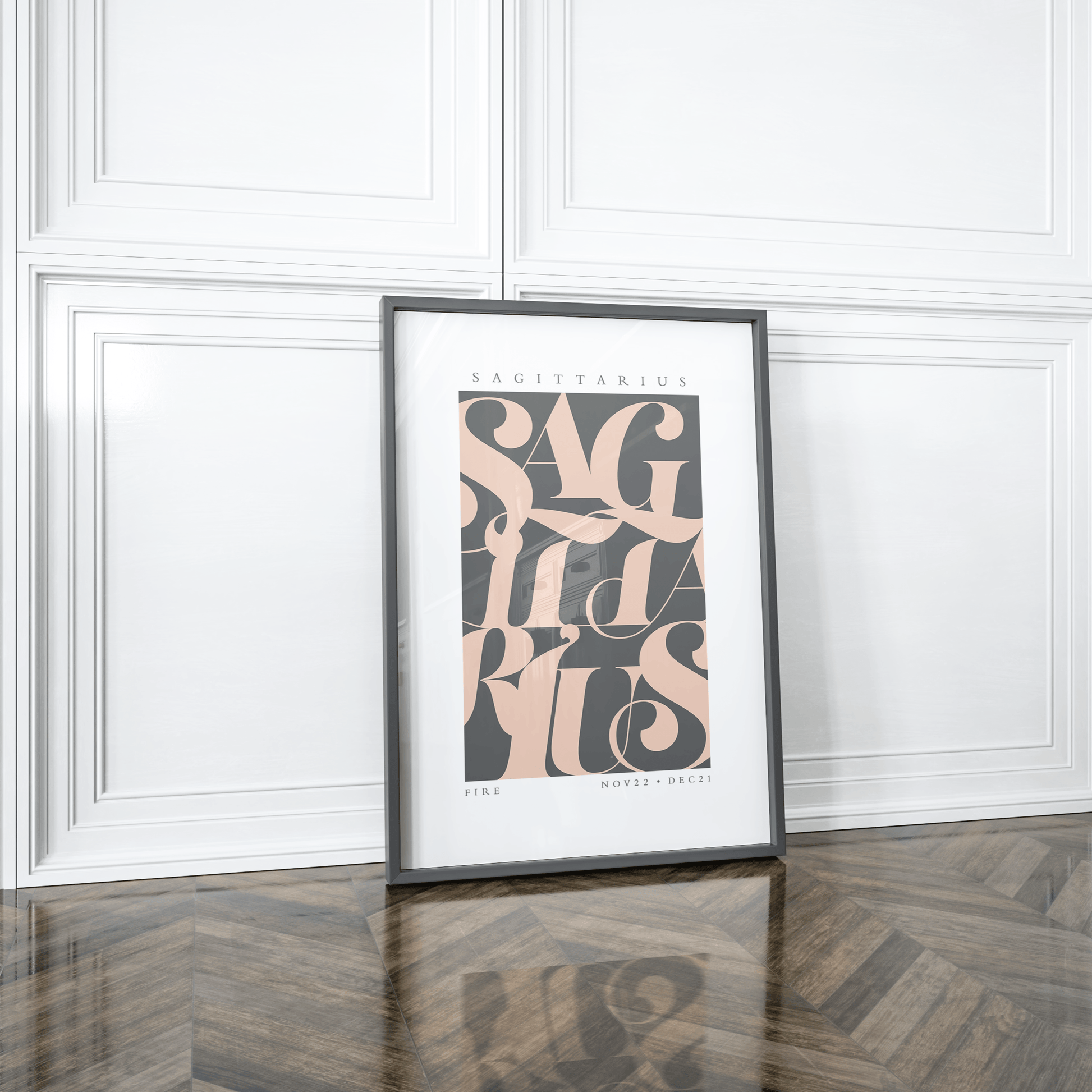 Sagittarius Flourish, Poster - THE WALL SNOB