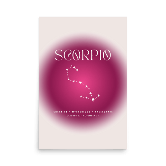 Scorpio Aura Print - THE WALL SNOB