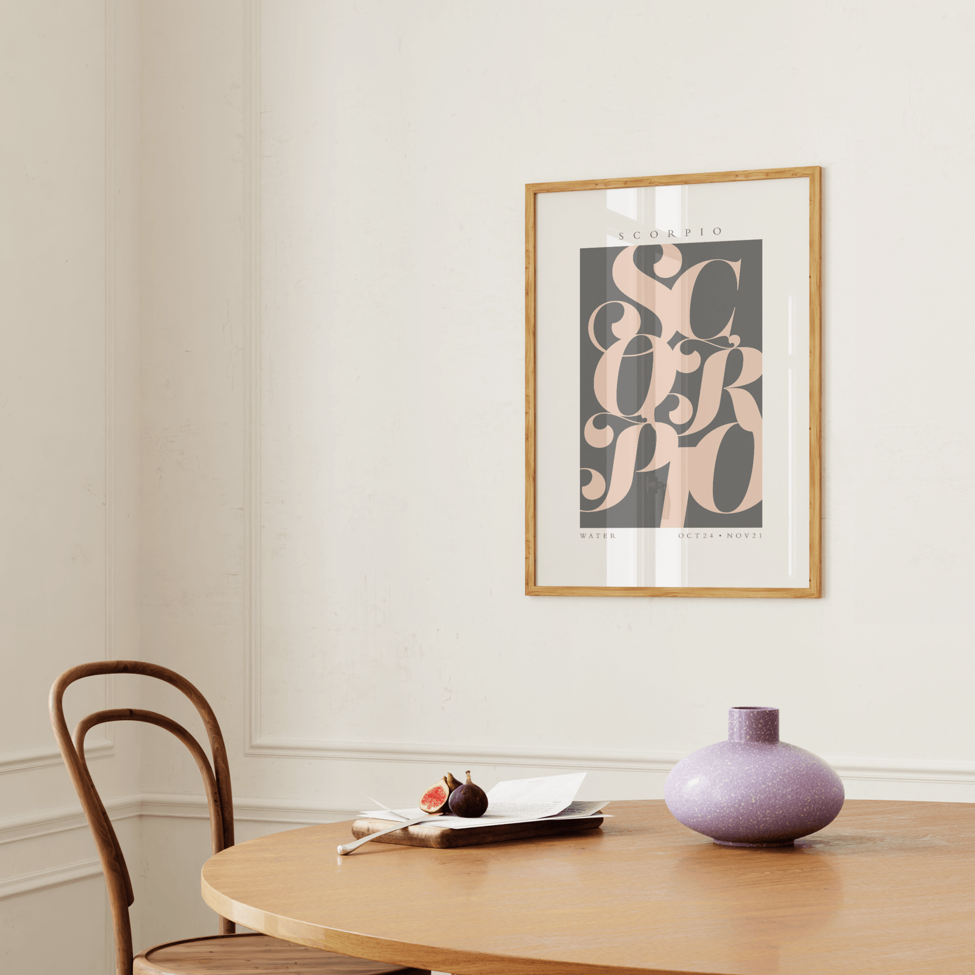 Scorpio Flourish, Poster - THE WALL SNOB