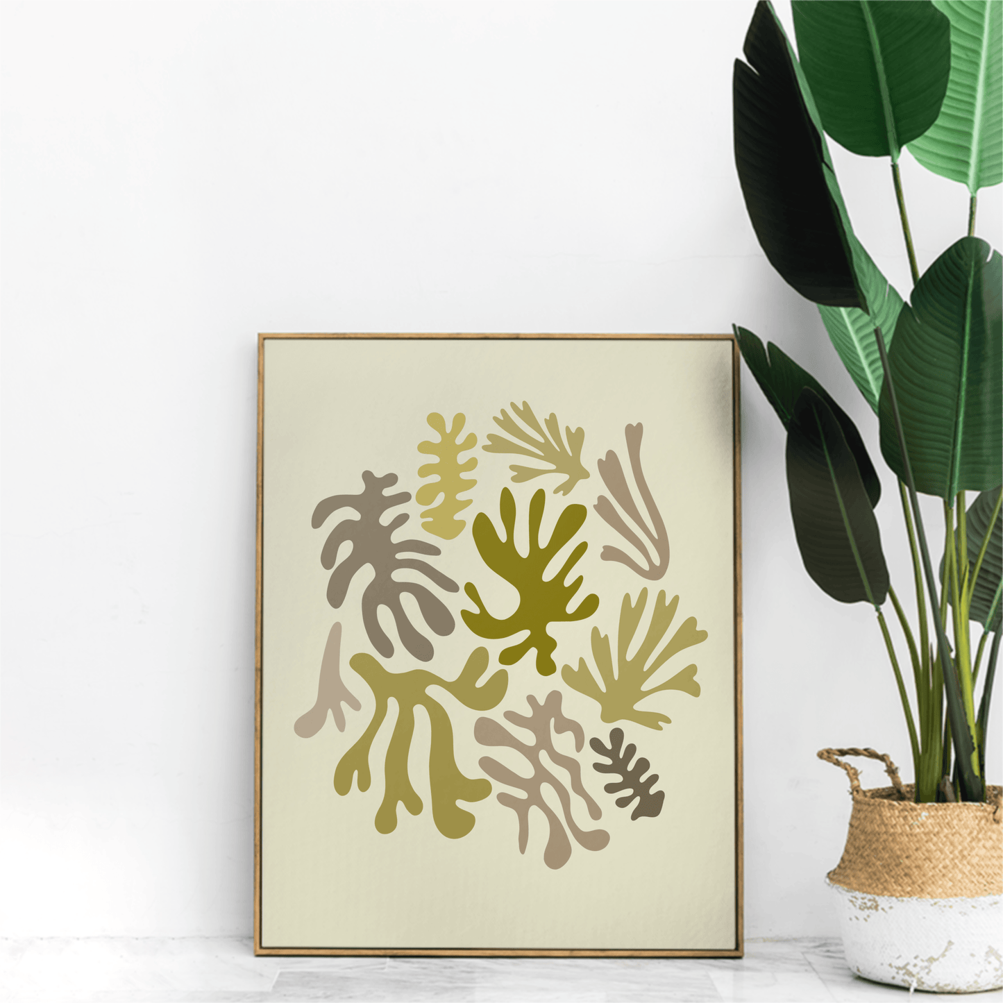 Sea Moss Cutouts, Poster - THE WALL SNOB
