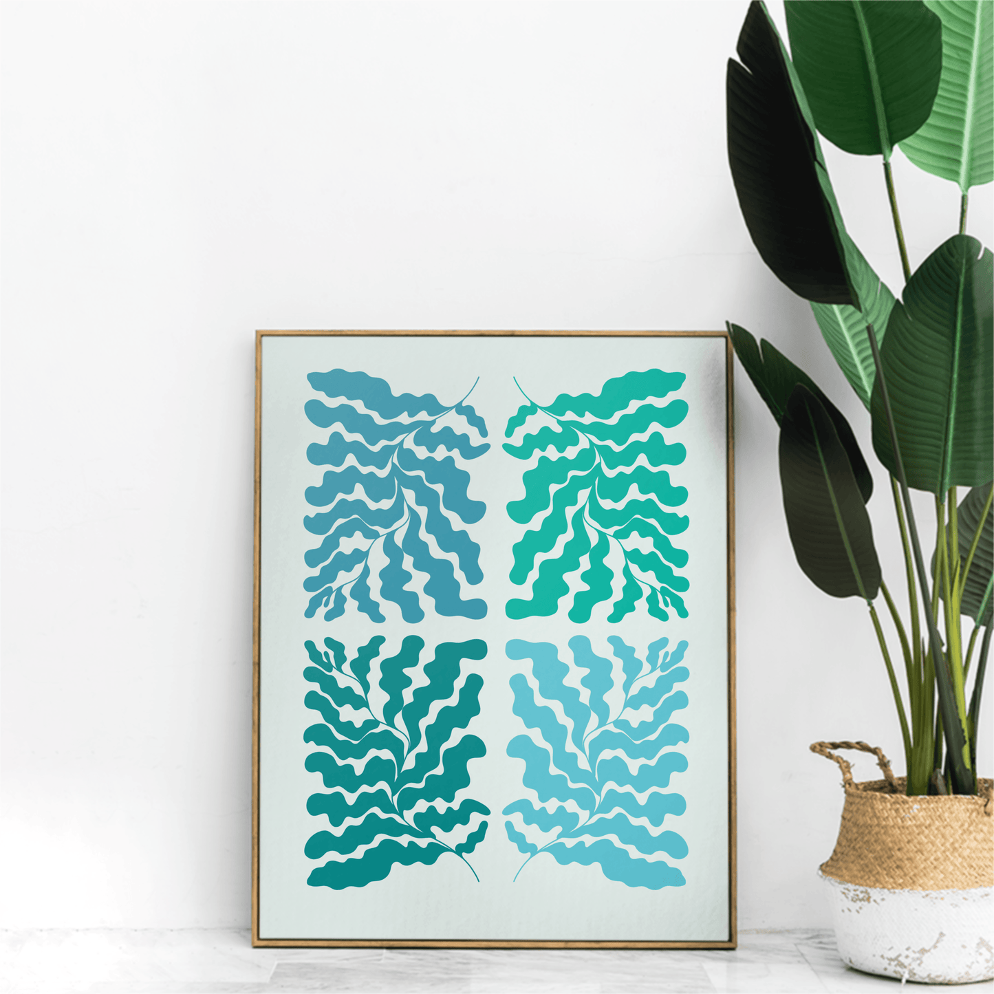 Seaweed Cutouts, Poster - THE WALL SNOB