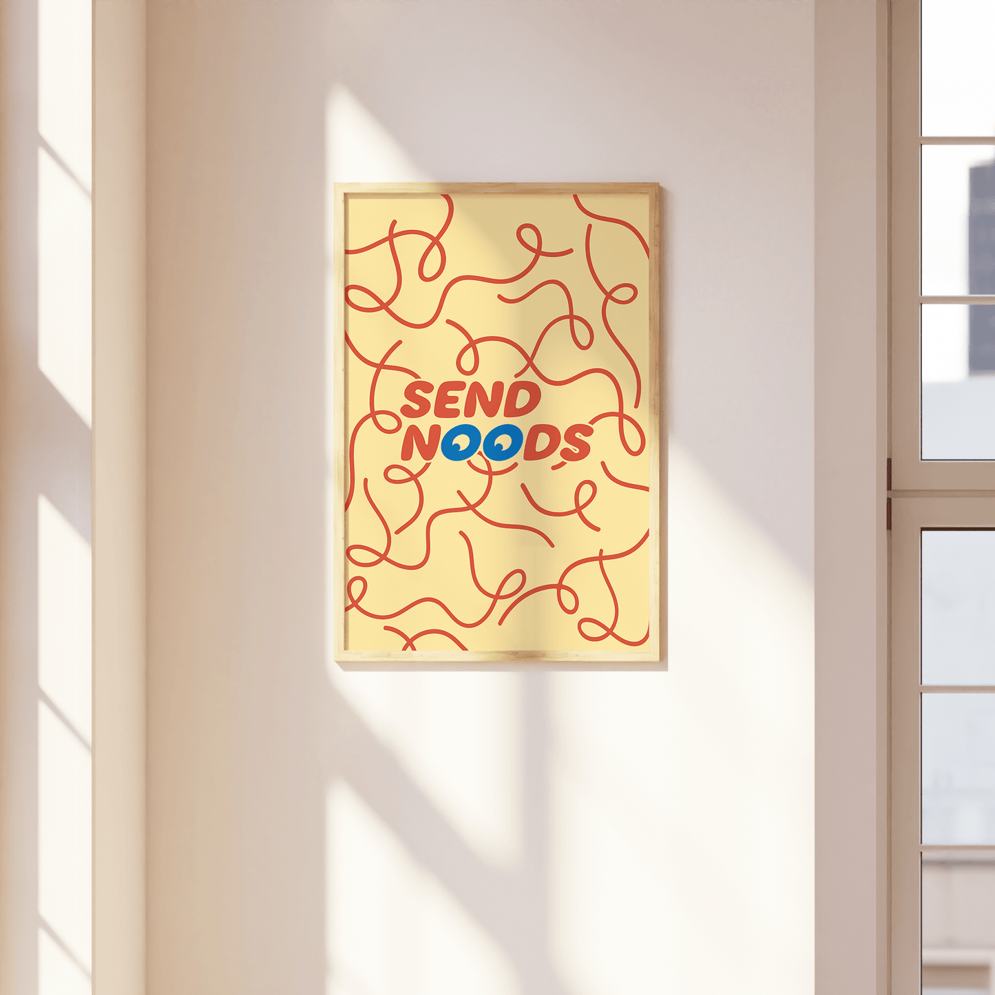 Send Noods Kitchen Print - THE WALL SNOB
