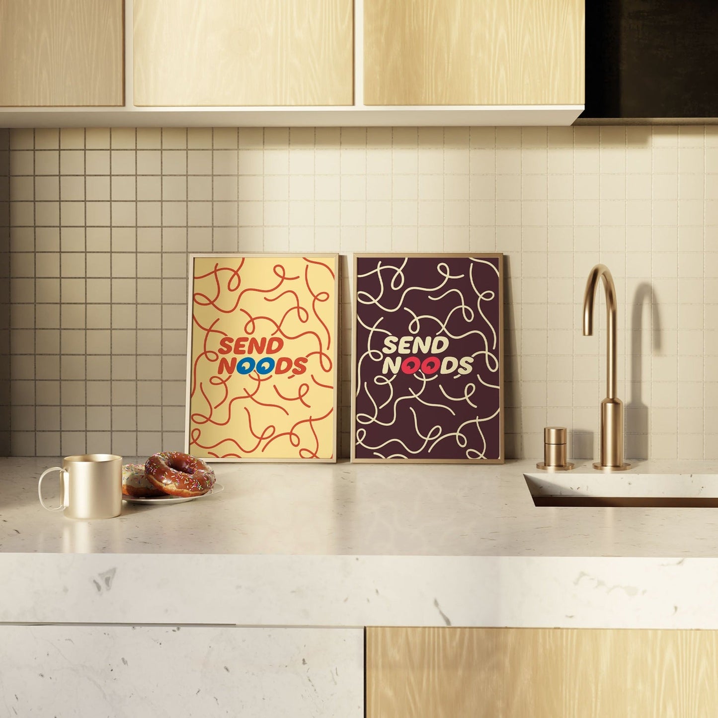 Send Noods Kitchen Print - THE WALL SNOB